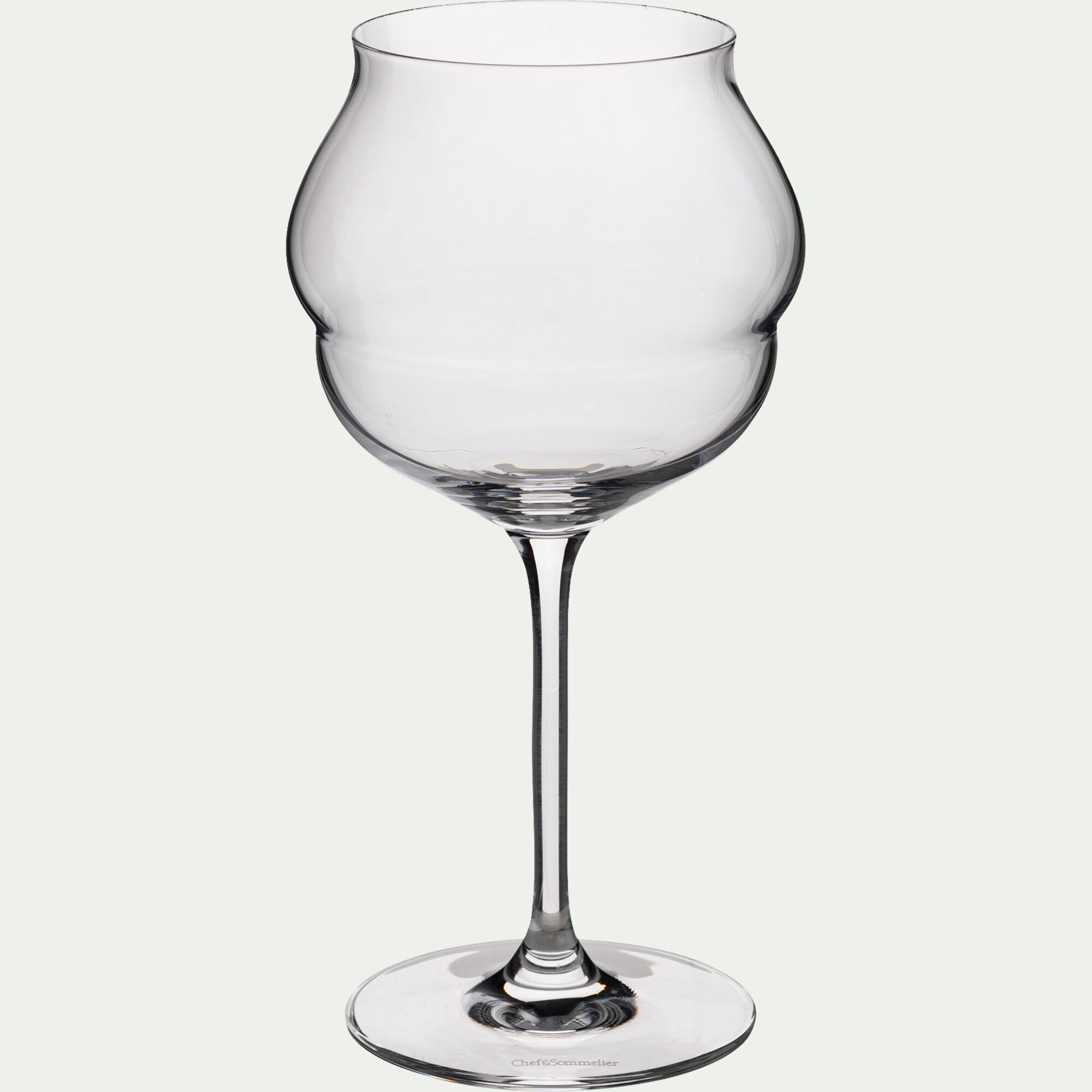 MACARON - Coffret de 6 verres à pied en cristallin 40cl - transparent