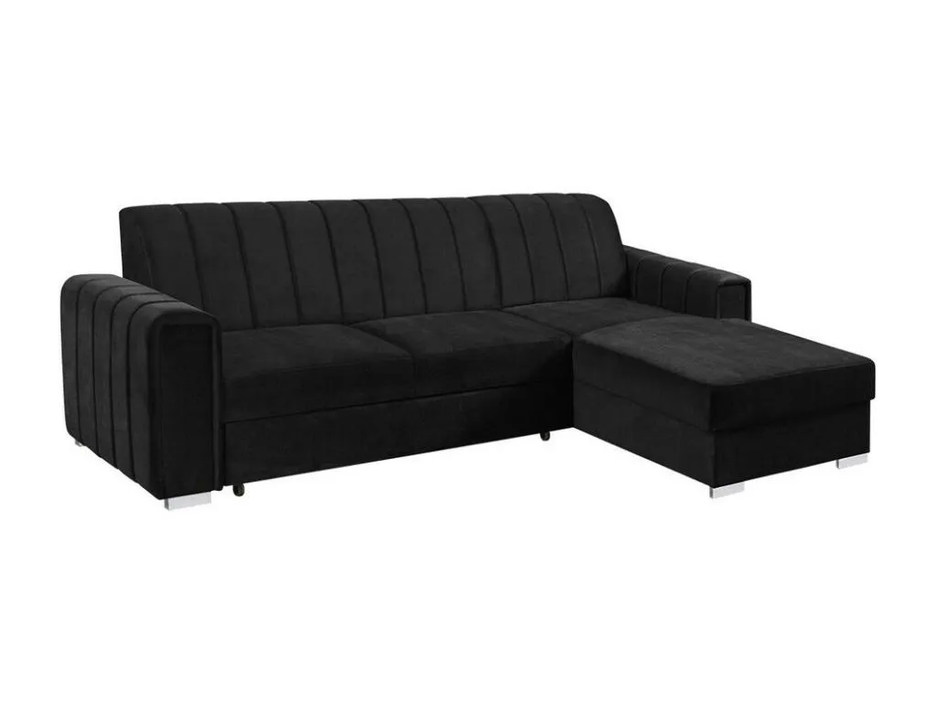 Sofá rinconero Hogarve 166 Negro Función de descanso Caja de ropa de cama 260x183cm eapv74323