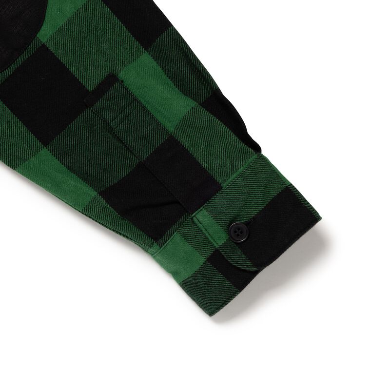 HUMAN MADE CHECK HALF-ZIP SHIRT
