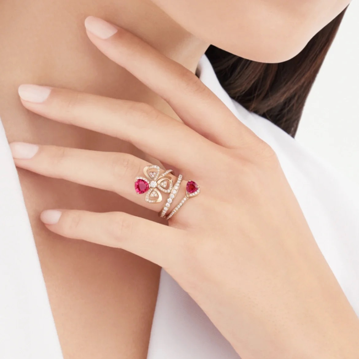 Bvlgari Red Gem Fiorever Ring - Original Replica Club