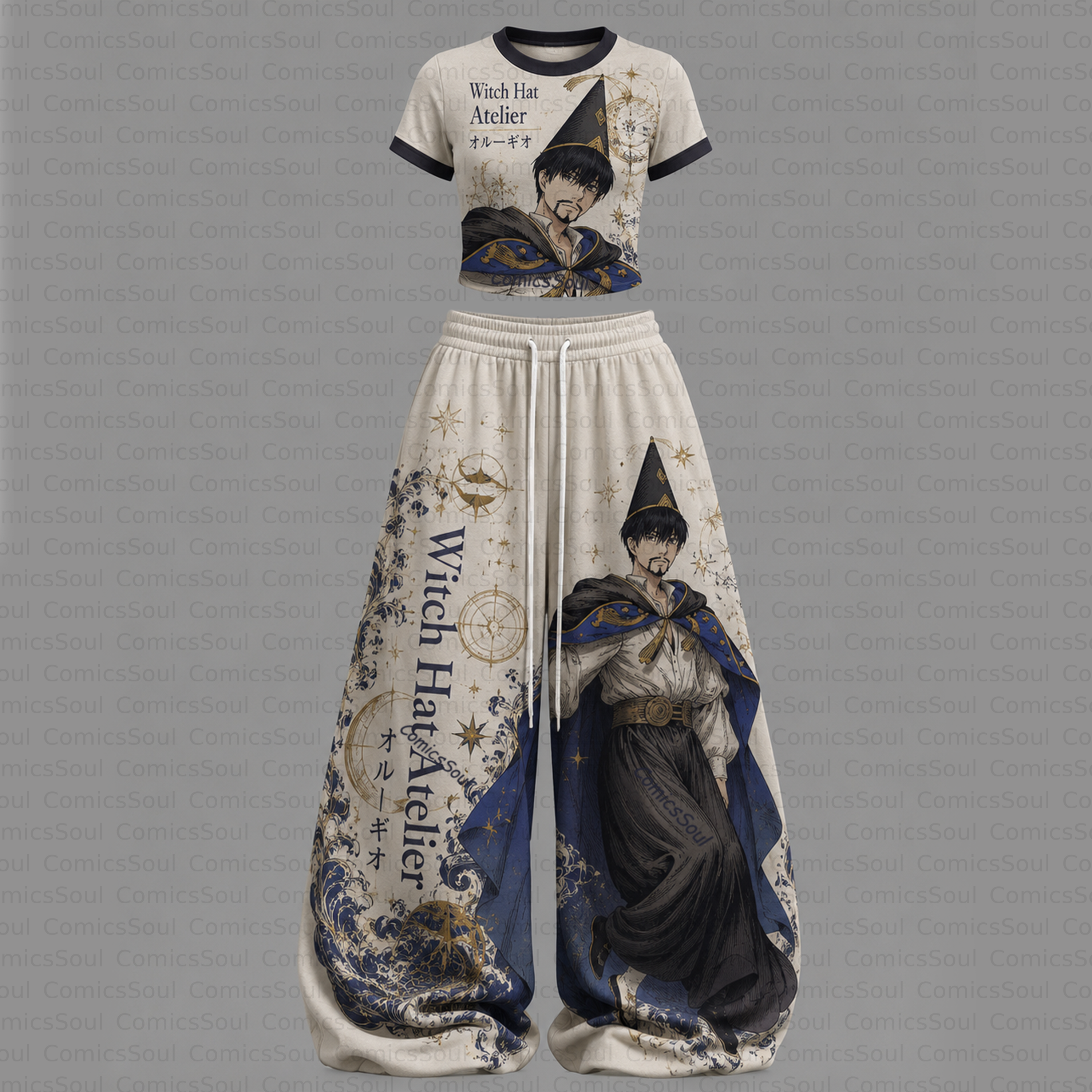 Witch Hat Atelier T-Shirt & Elasticated Trousers Two-Piece Set