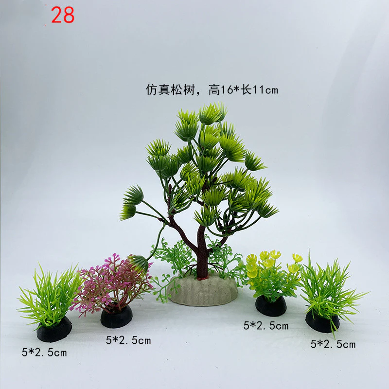 Fish Tank Decoration Simulation Water Plant Artificial Aquarium Landscaping Decor