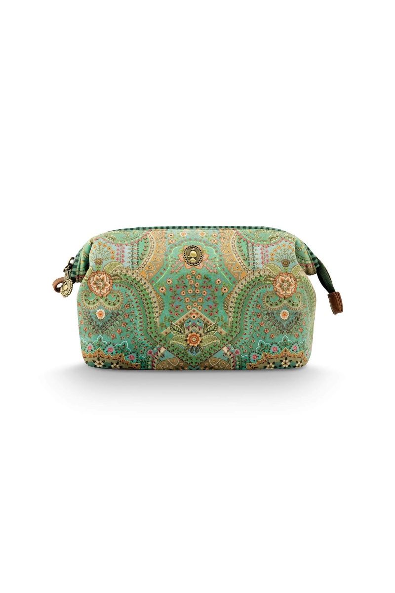 Cosmetic Purse Cooper Medium Jabali Green