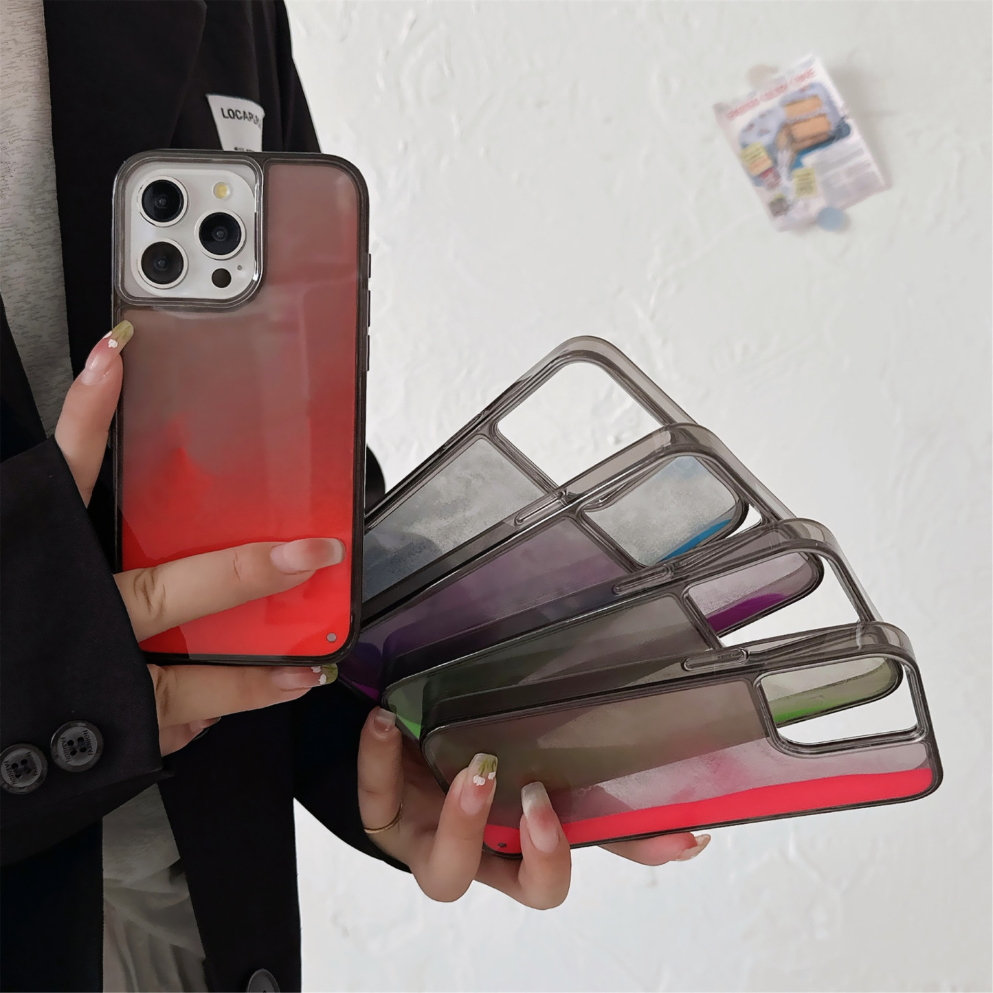 🎁Buy 1 Get 1 Free🎉-Luminous Quicksand Apple Phone Case