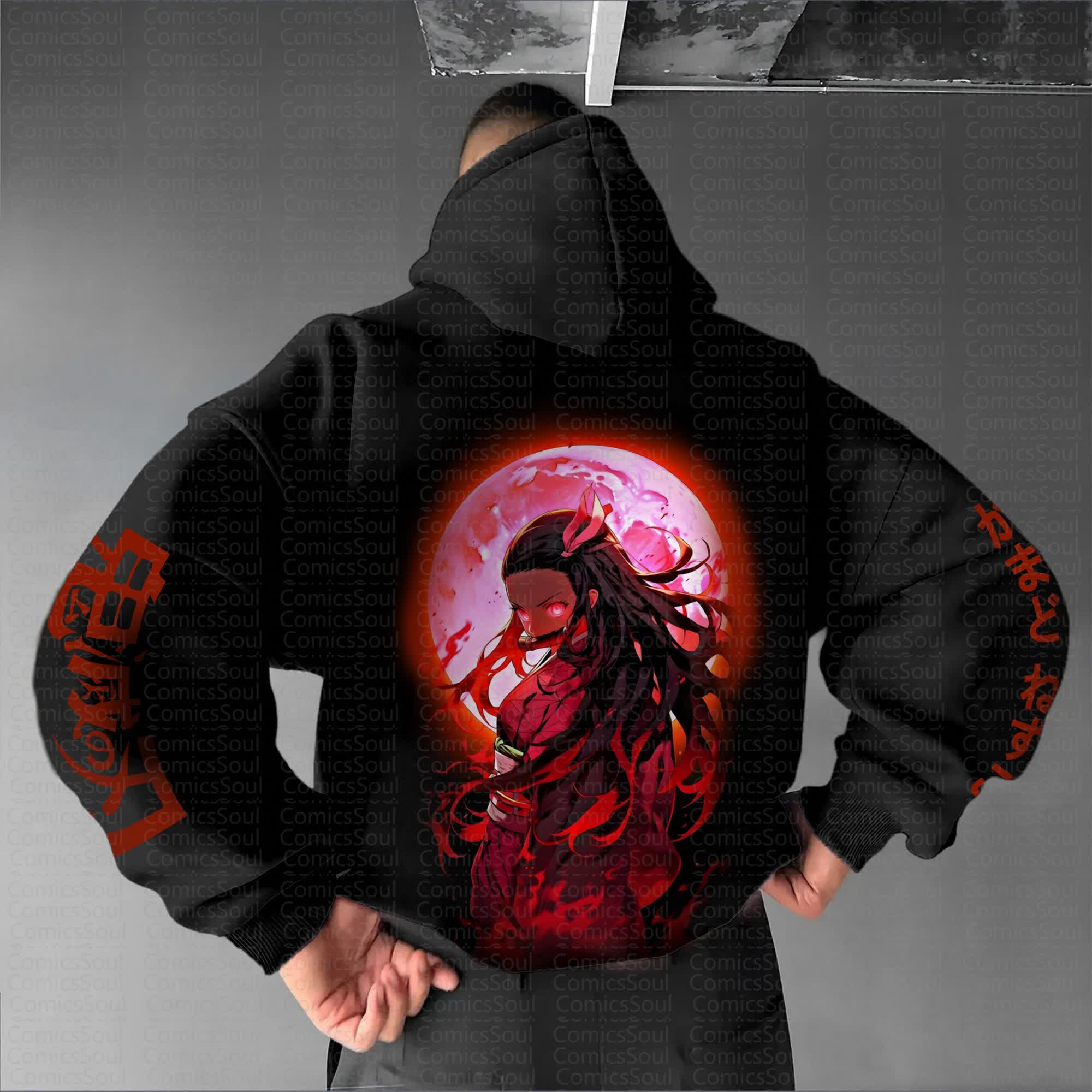 Unisex Anime Graphic Streetwear Vintage Hoodie丨Comicssoul