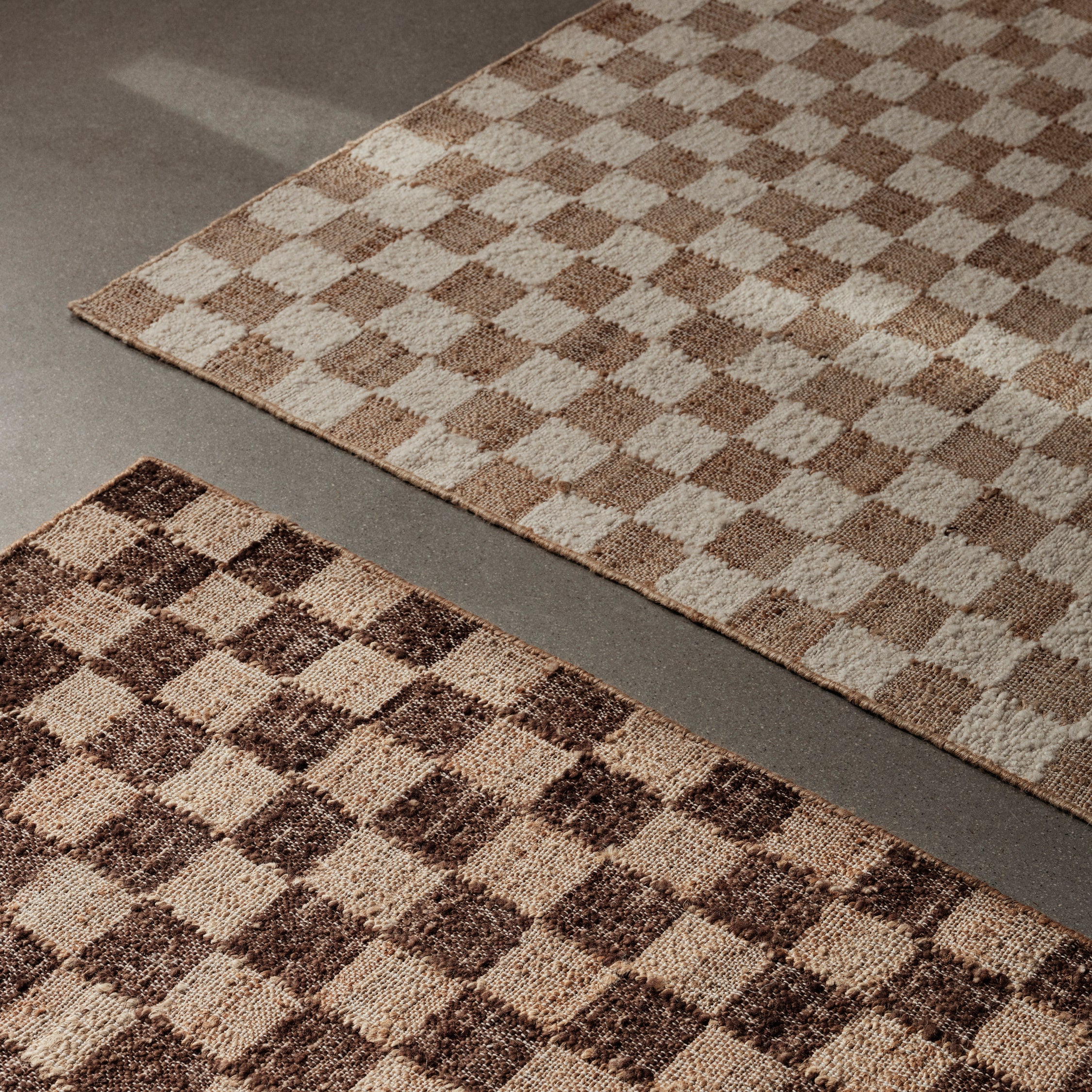 Ferm Living Wool Jute Vloerkleed 140 x 200 cm - Coffee/Natural