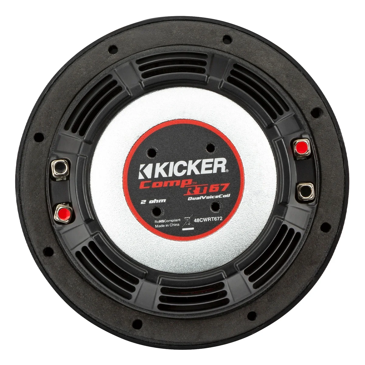 Kicker 48CWRT672 CompRT 6.75" 2-Ohm DVC Subwoofer - Image 6