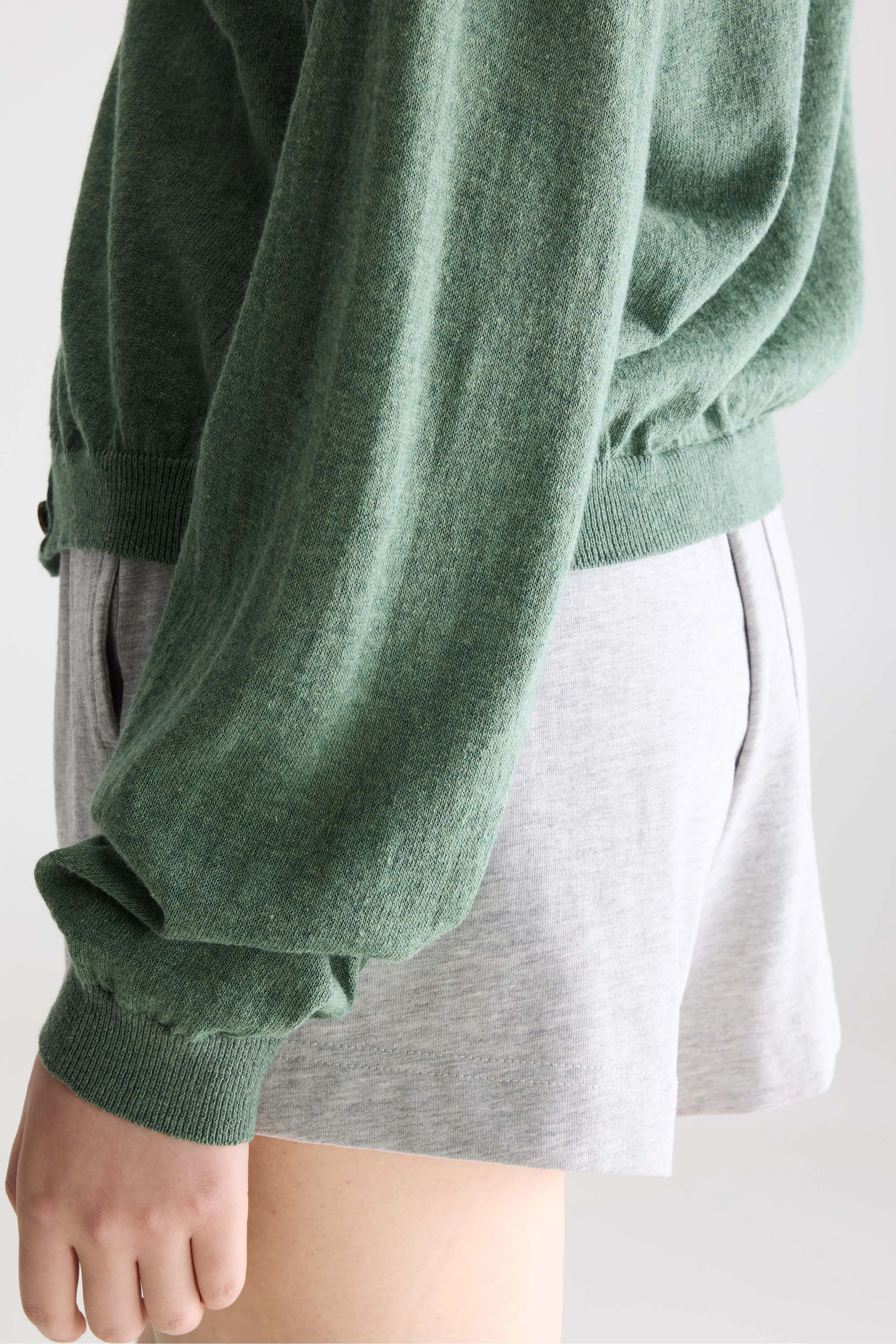 Bellerose North crewneck cardigan (261 / W / THYME)