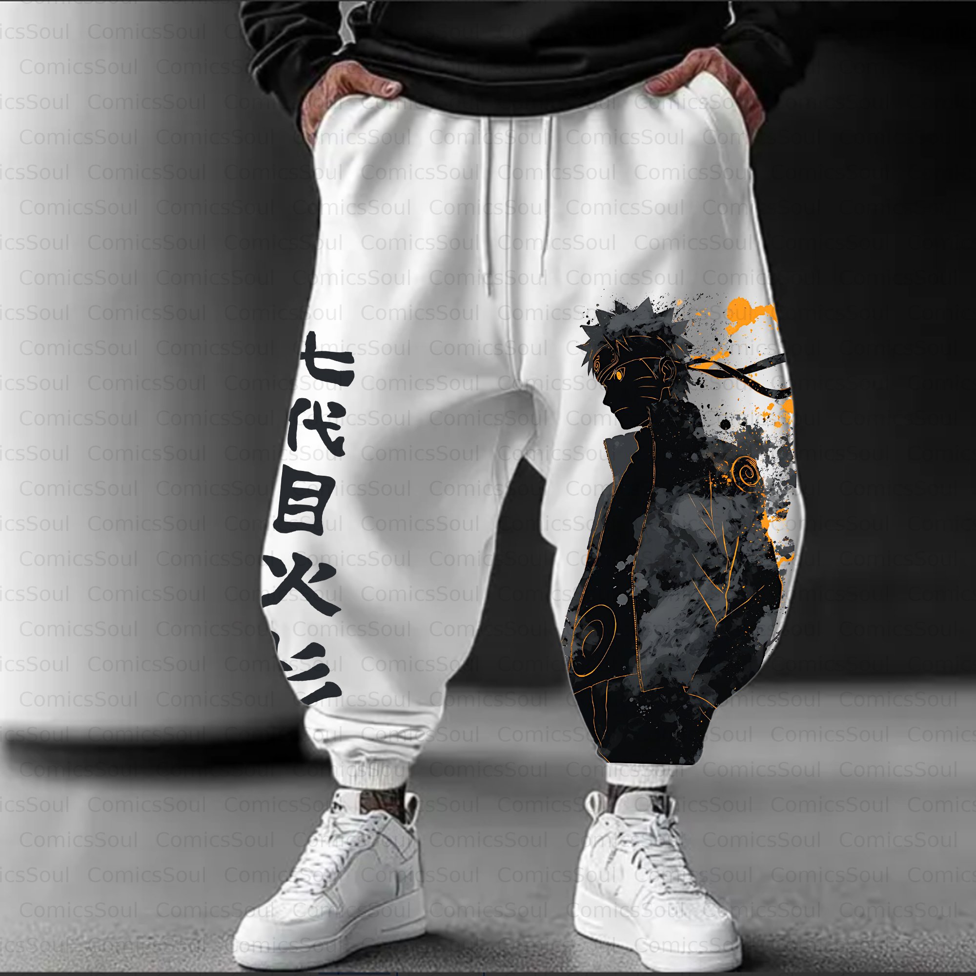 Unisex Casual Anime Streetwear Pant