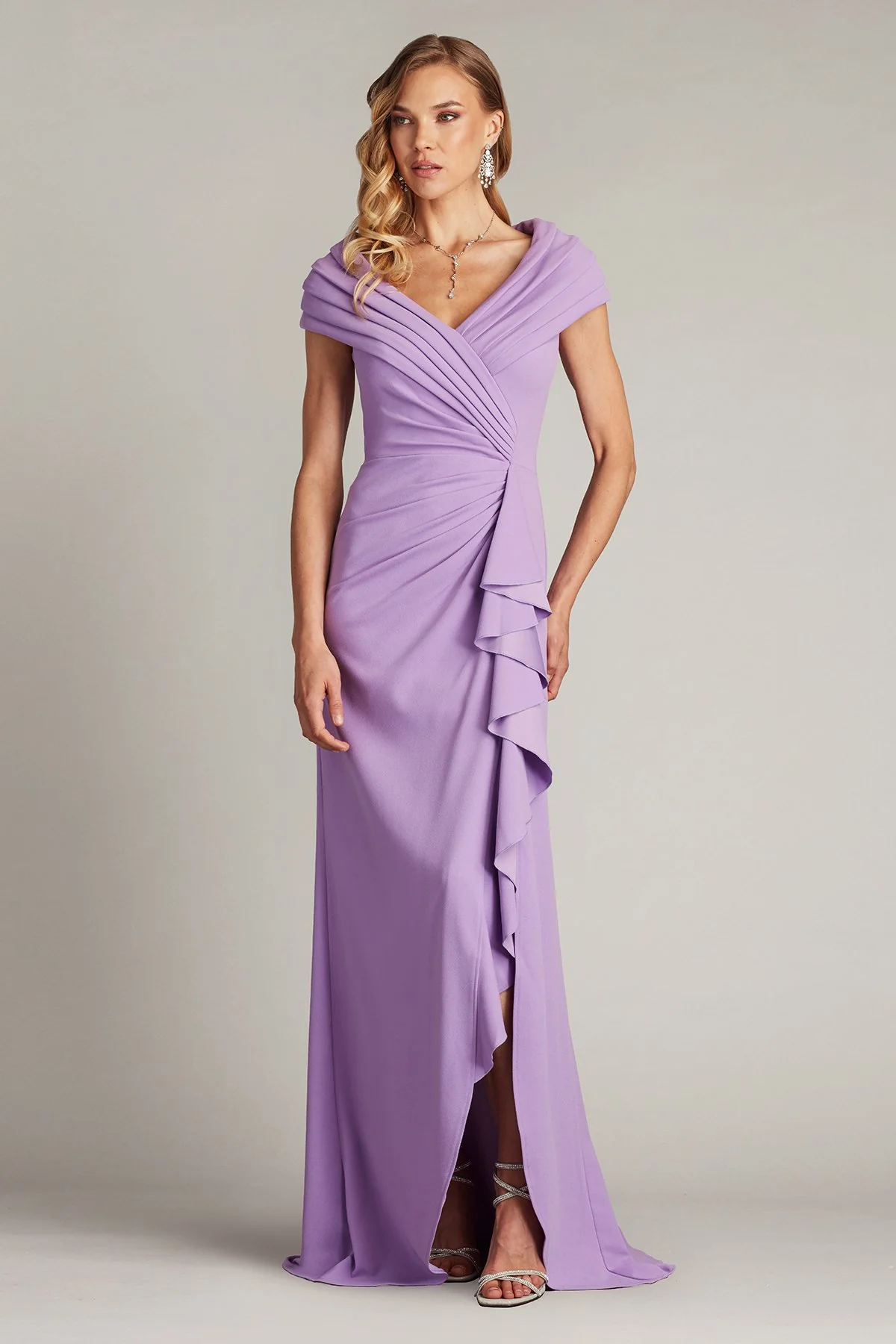 Talise Waterfall Flounce Gown - Special Events Unlimited
