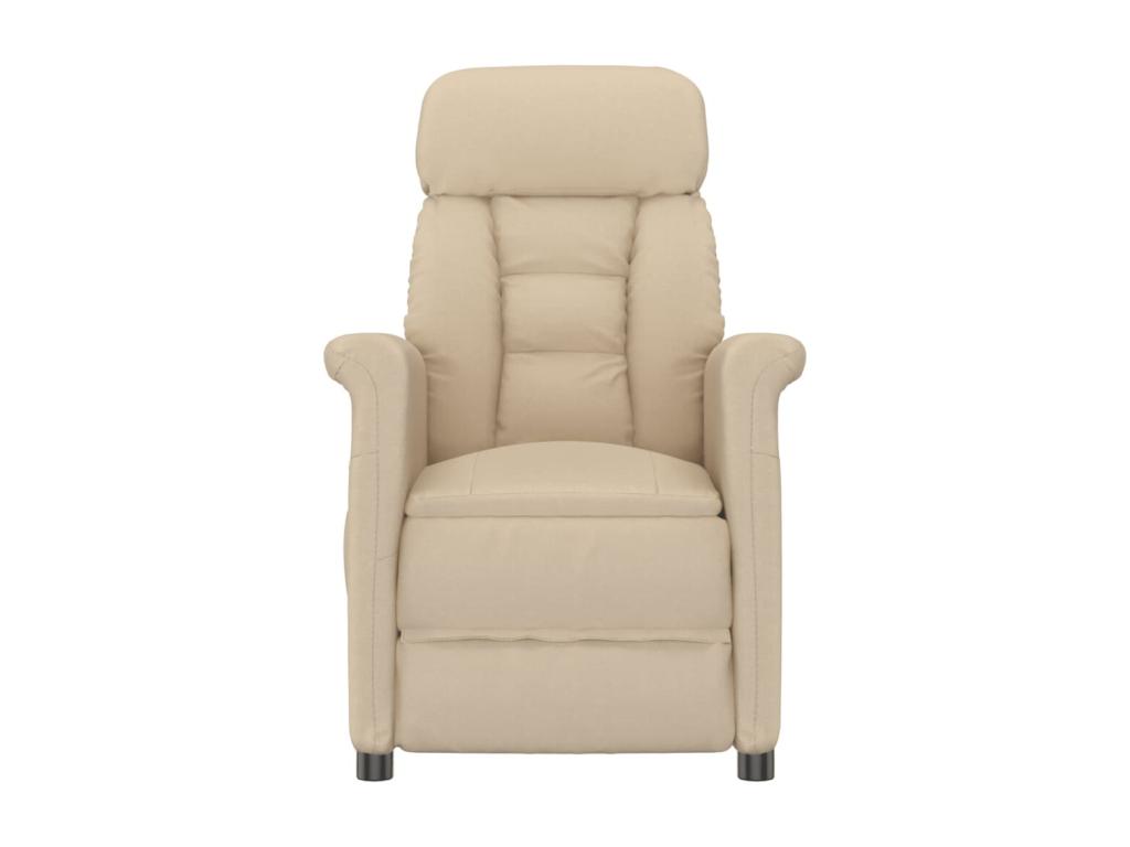 Sillón de masaje Crema Ante sintético