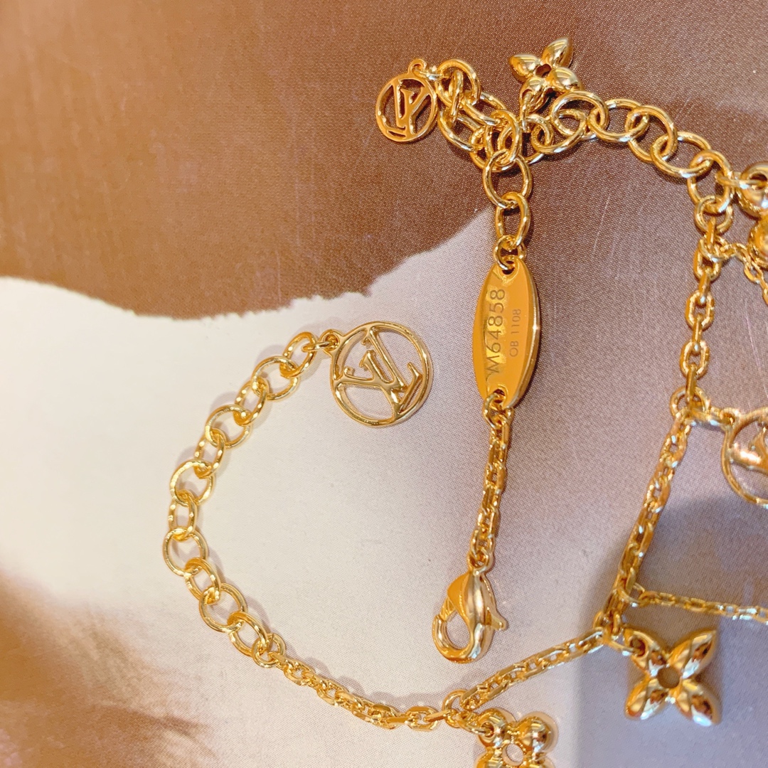 Louis Vuitton Chain with Charms Bracelet - Original Replica Club
