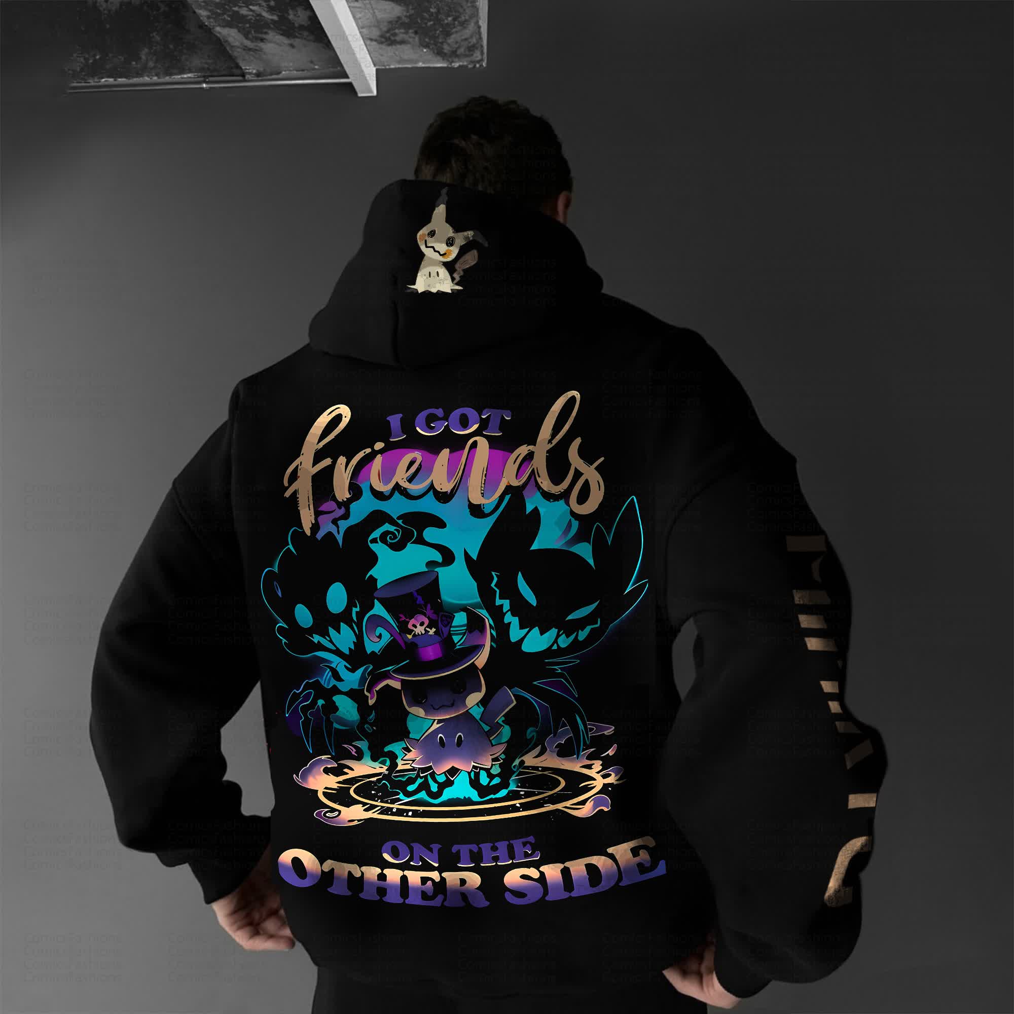 Unisex “Comicssoul” Anime Graphic Streetwear Vintage Hoodie