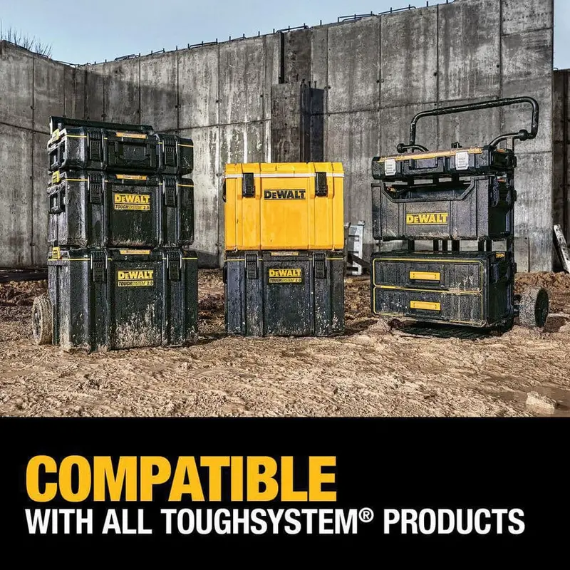 DEWALT ToughSystem 2.0 24-Inch Modular Tower Storage Kit, 3-Piece Set - DWST60437 - Image 7 DEWALT ToughSystem 2.0 24-Inch Modular Tower Storage Kit, 3-Piece Set - DWST60437 - Image 7