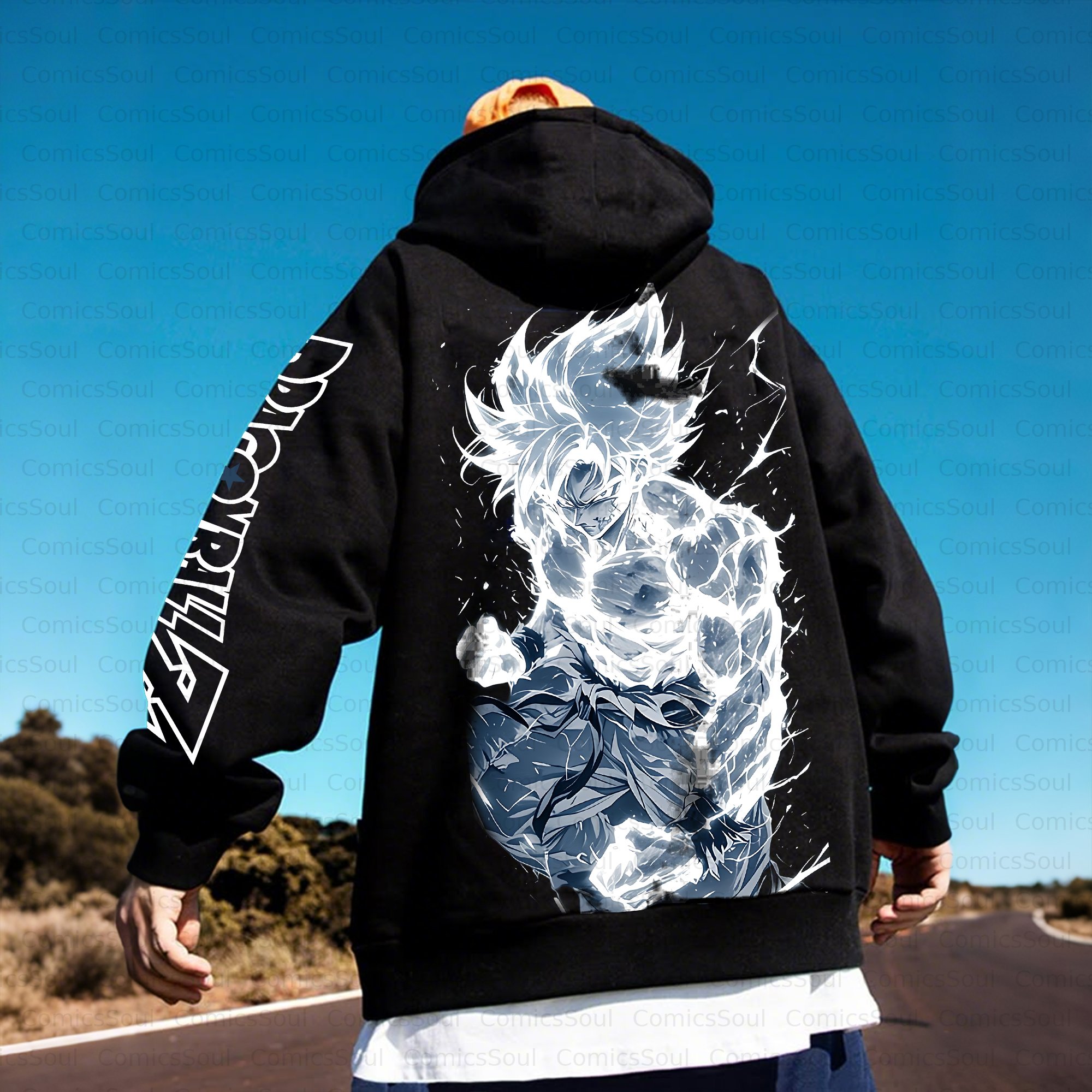 Unisex Anime Inspired Vintage Plush Hoodie