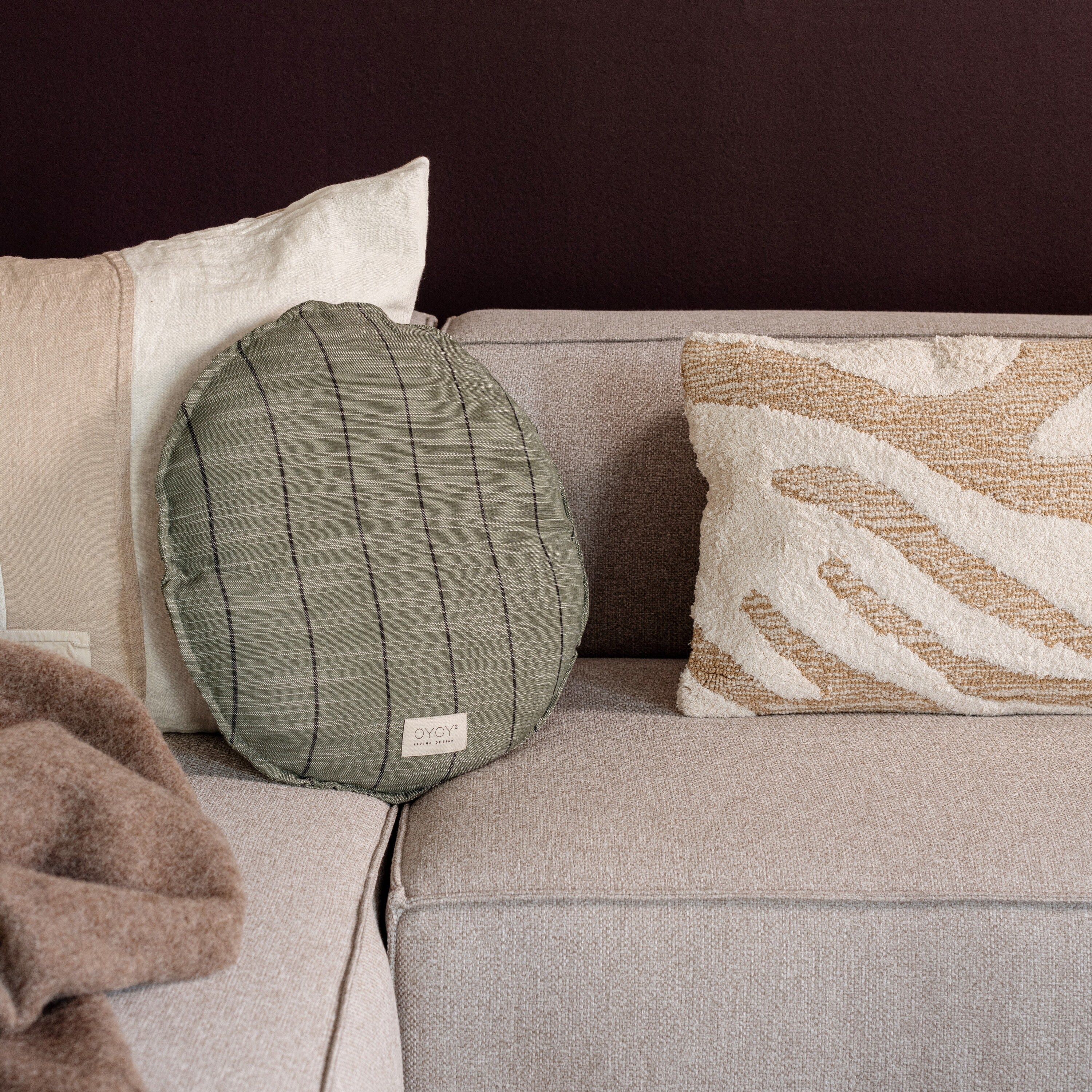 HKliving Fluffy Sierkussen 35 x 55 cm