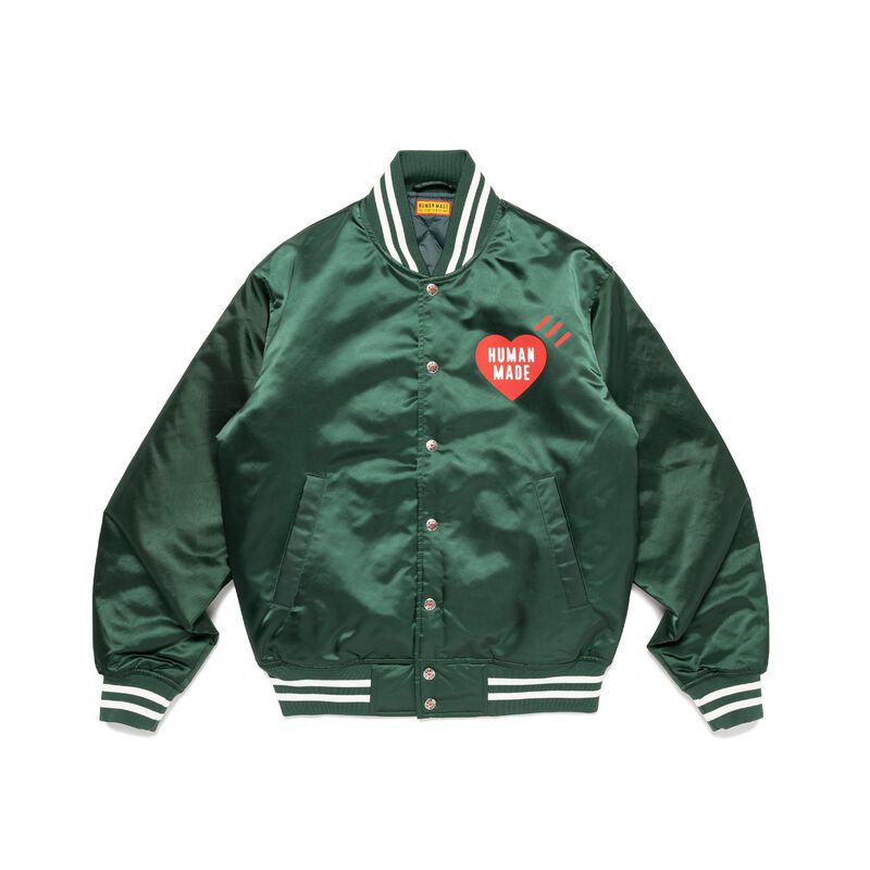 HUMAN MADE NYLON STADIUM JACKET