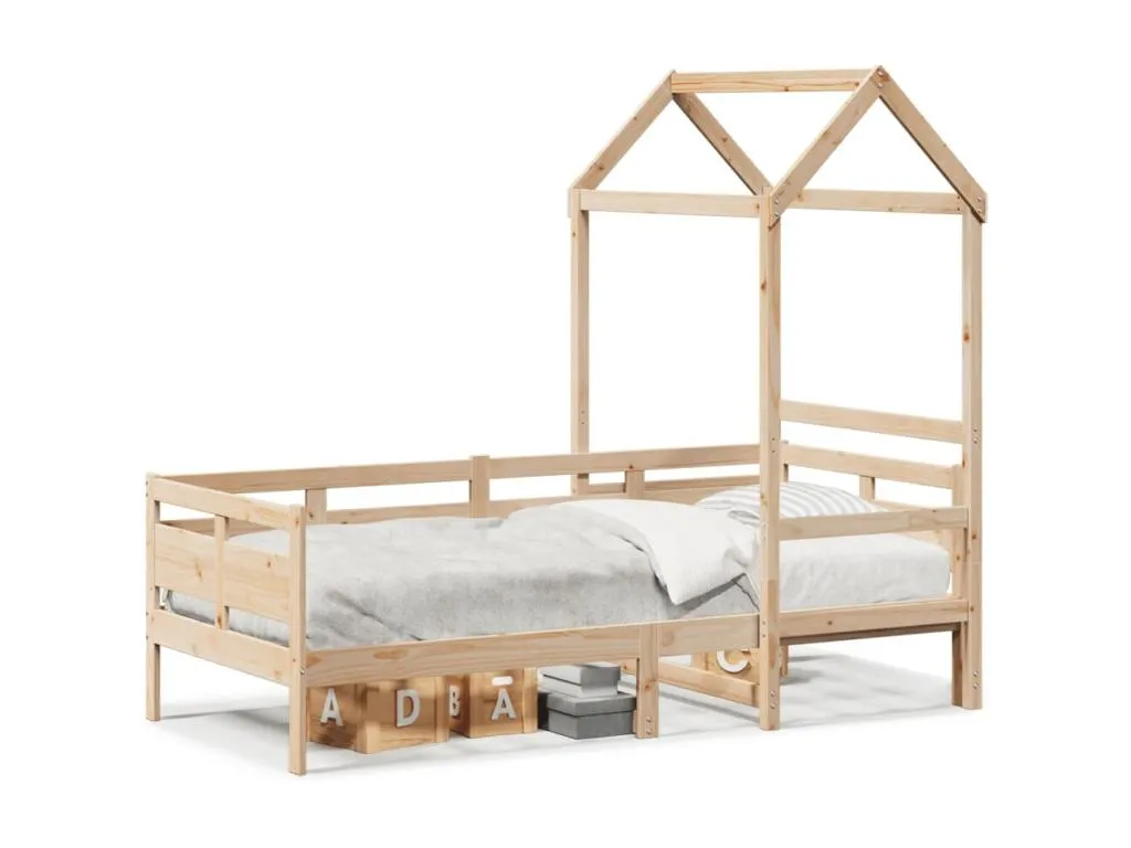 Sofá cama con techo de Jmmhogar maciza de Jmmhogar 80x200 cm