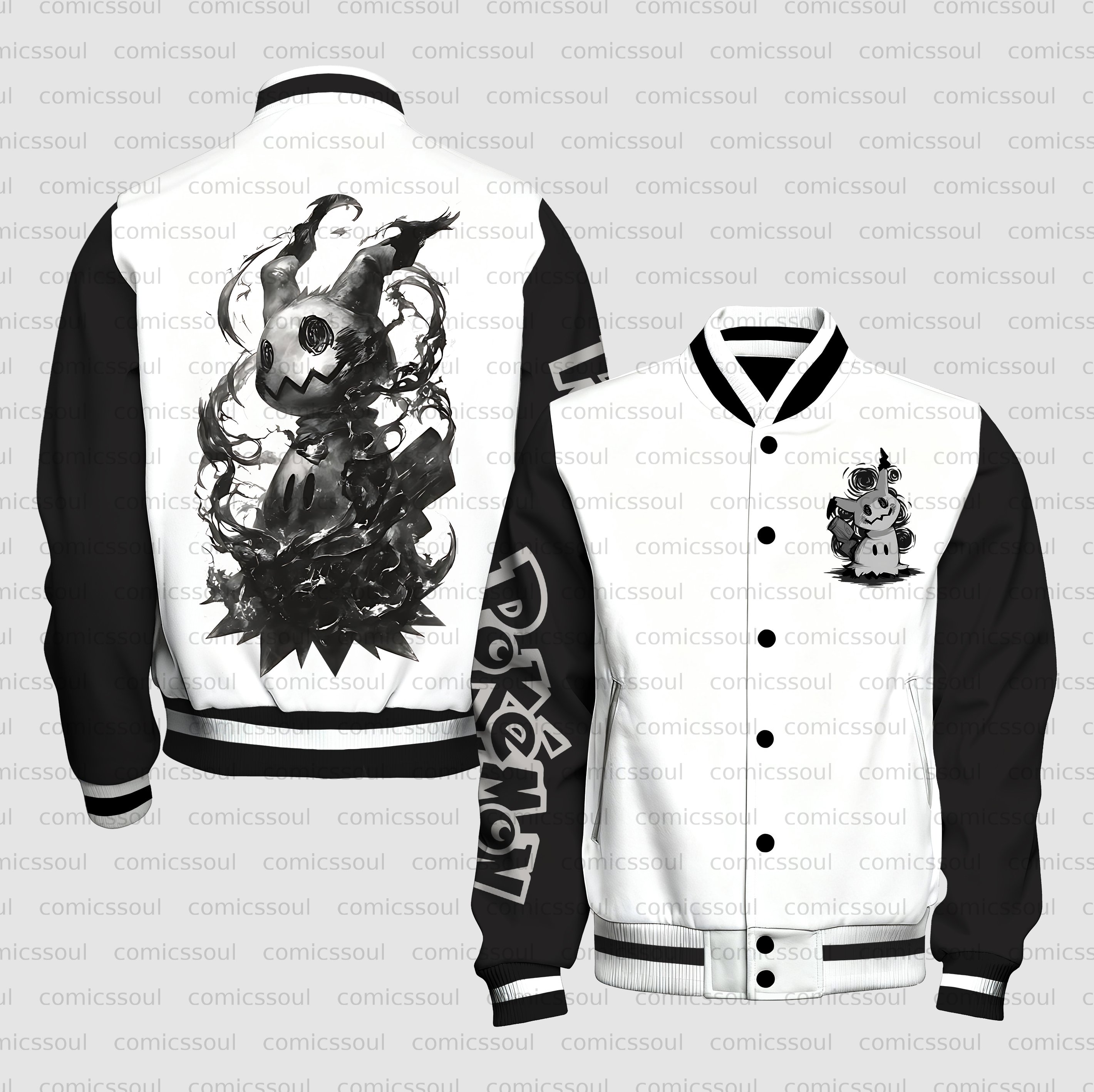 Unisex Vintage Anime Graphic Jacket