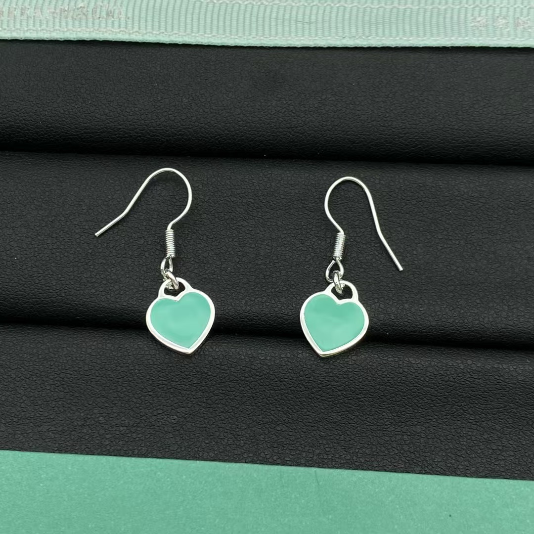 Tiffany Hook Heart Drop Earrings - Original Replica Club