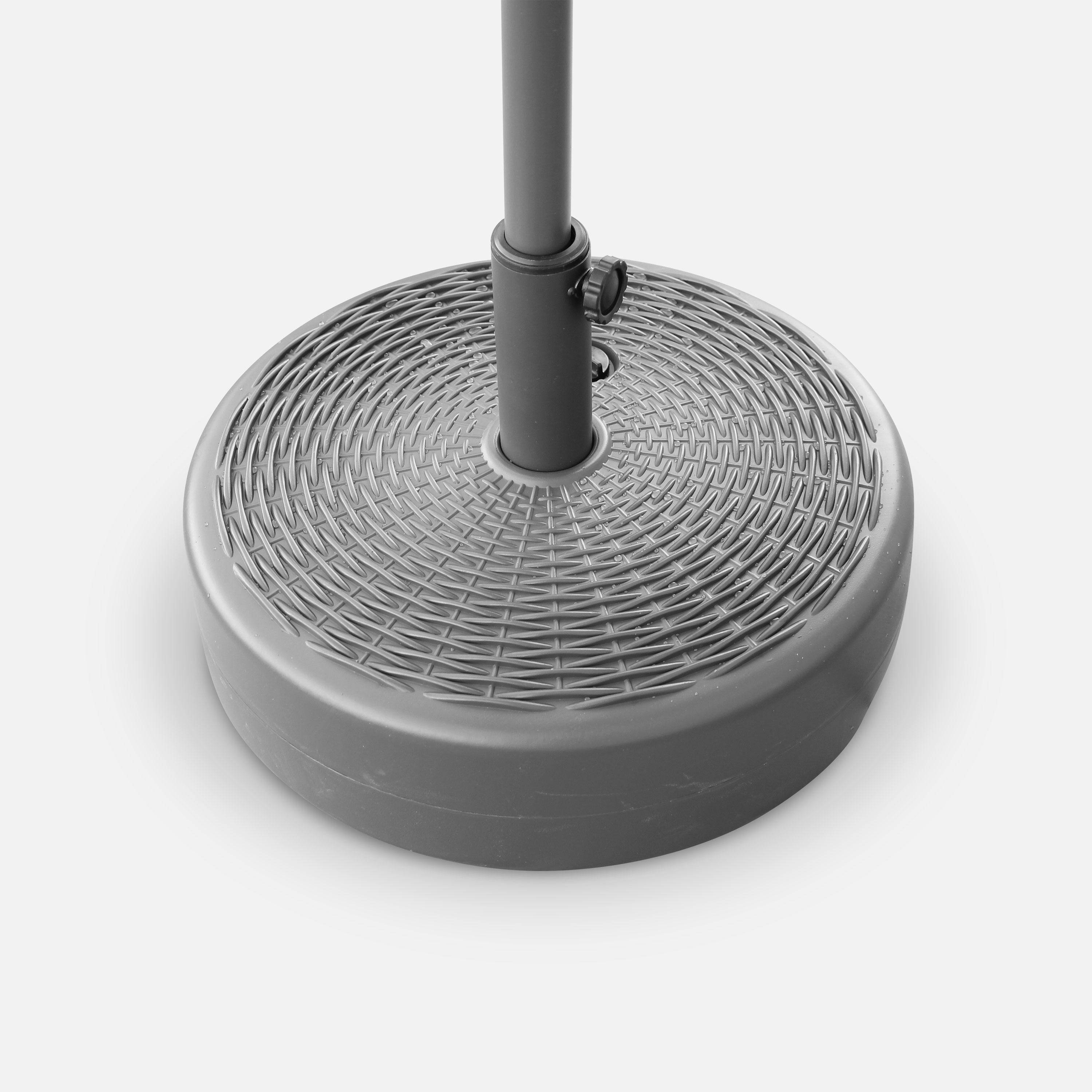 Pedibus - Soporte de plástico para sombrilla de mástil central