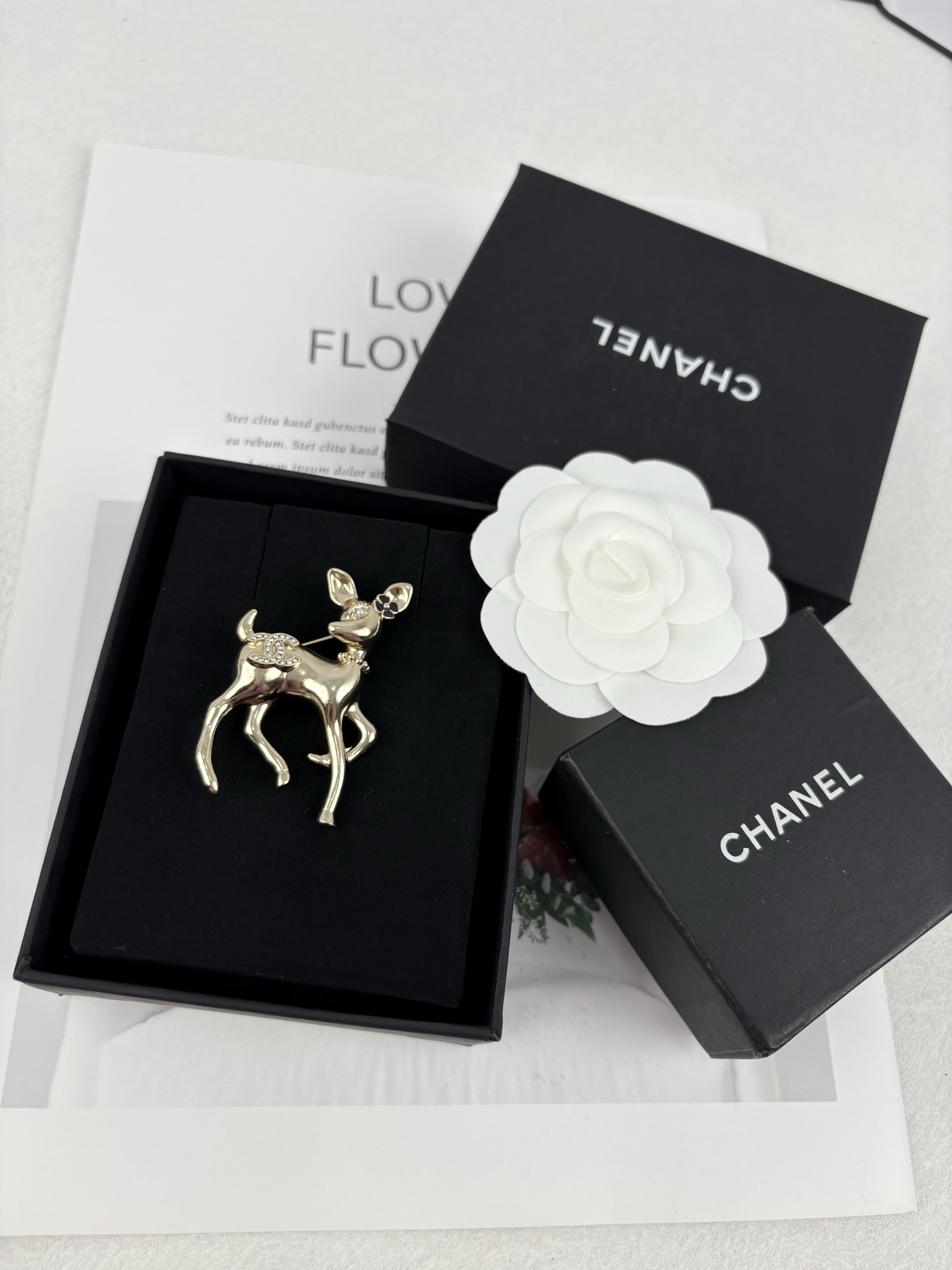 Chanel Reindeer Brooch - Original Replica Club