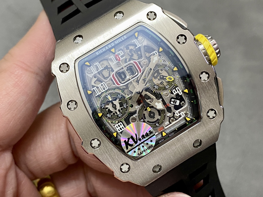 Richard Mille RM 11-03 Automatic Flyback Chronograph Silver Watch