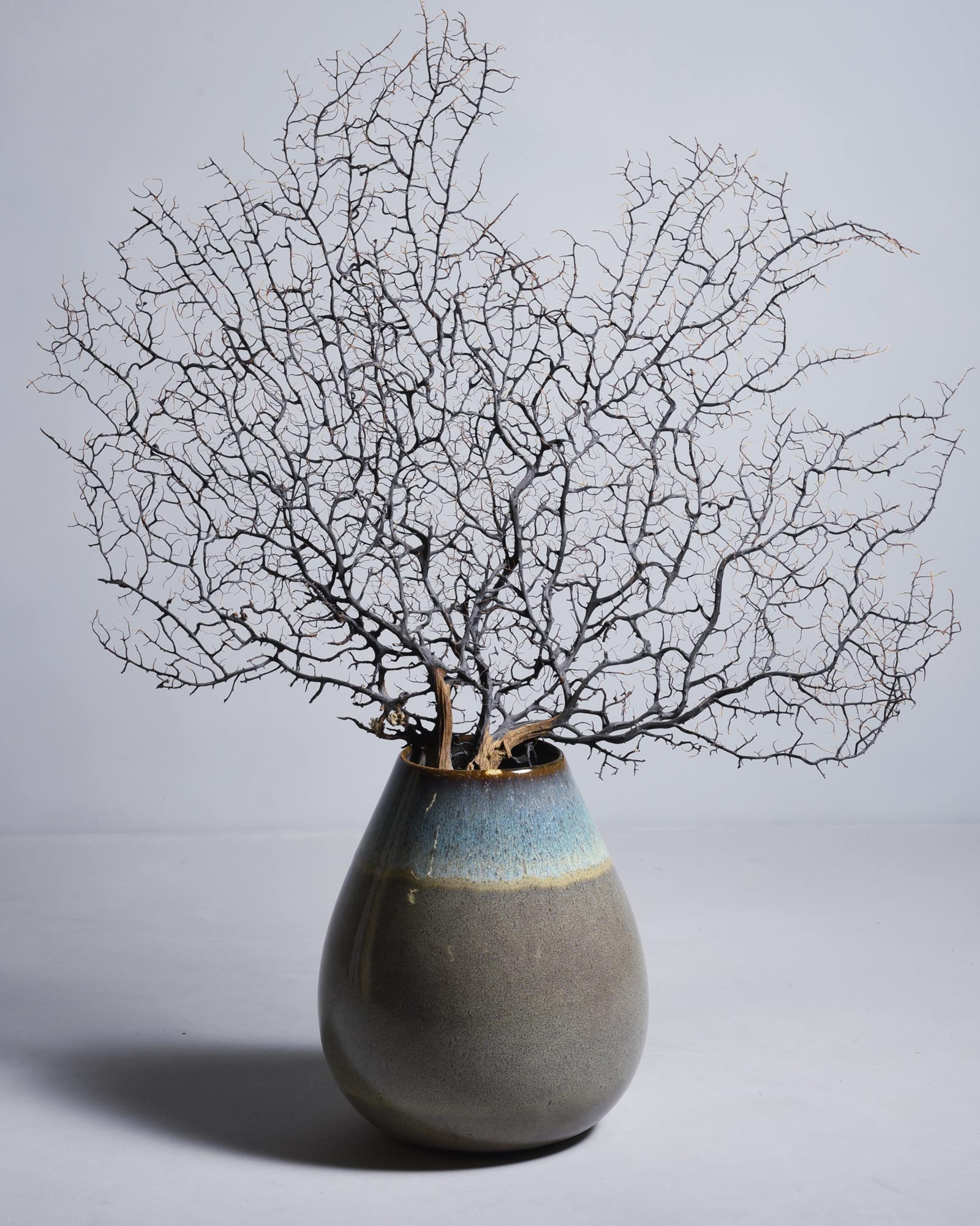 Madeira Vase M grünblau