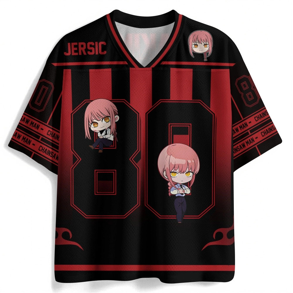 Chainsaw Man Anime Football Jersey