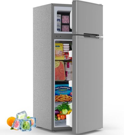 4.5 Cu.Ft Mini Fridge with Freezer 2 Door Compact Refrigerator Small Fridge