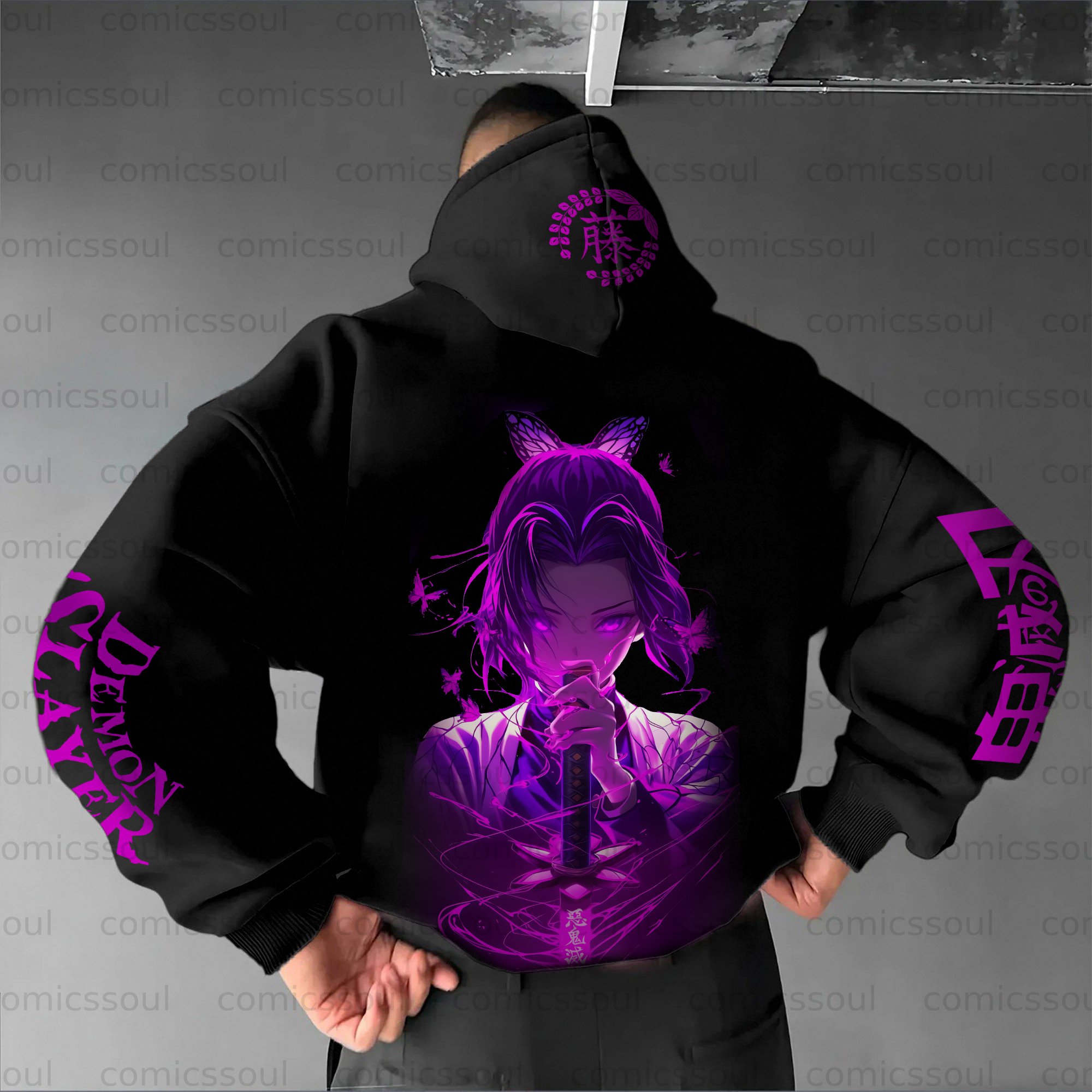 Unisex Anime Graphic Streetwear Vintage Hoodie