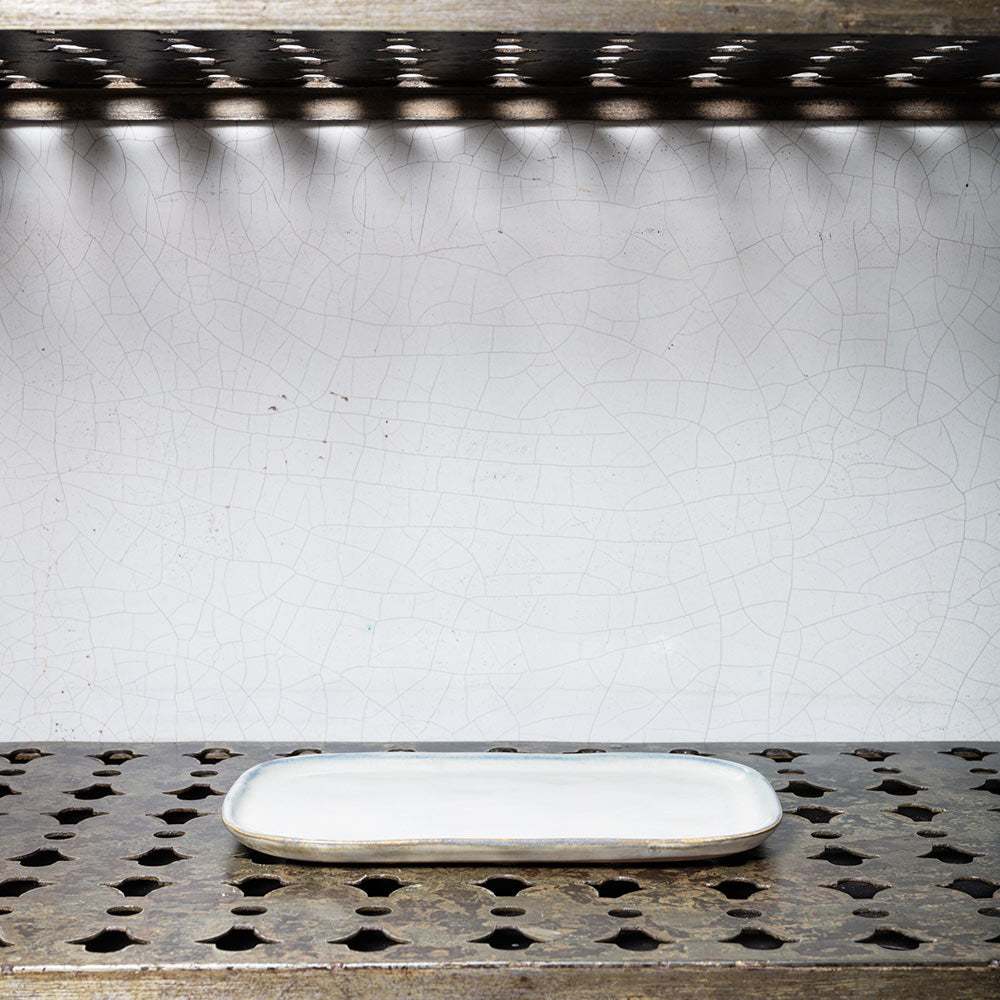 Assiette plate en grès n°2 - Mastic