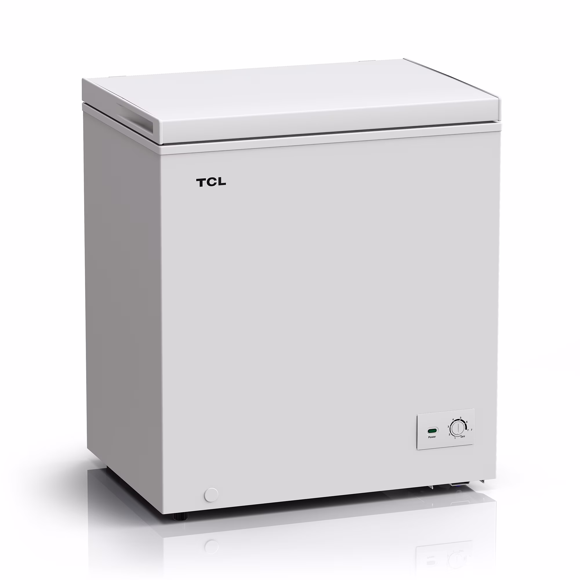 TCL 5.0 Cu. Ft. Chest Freezer, White, Garage Ready, CF053W