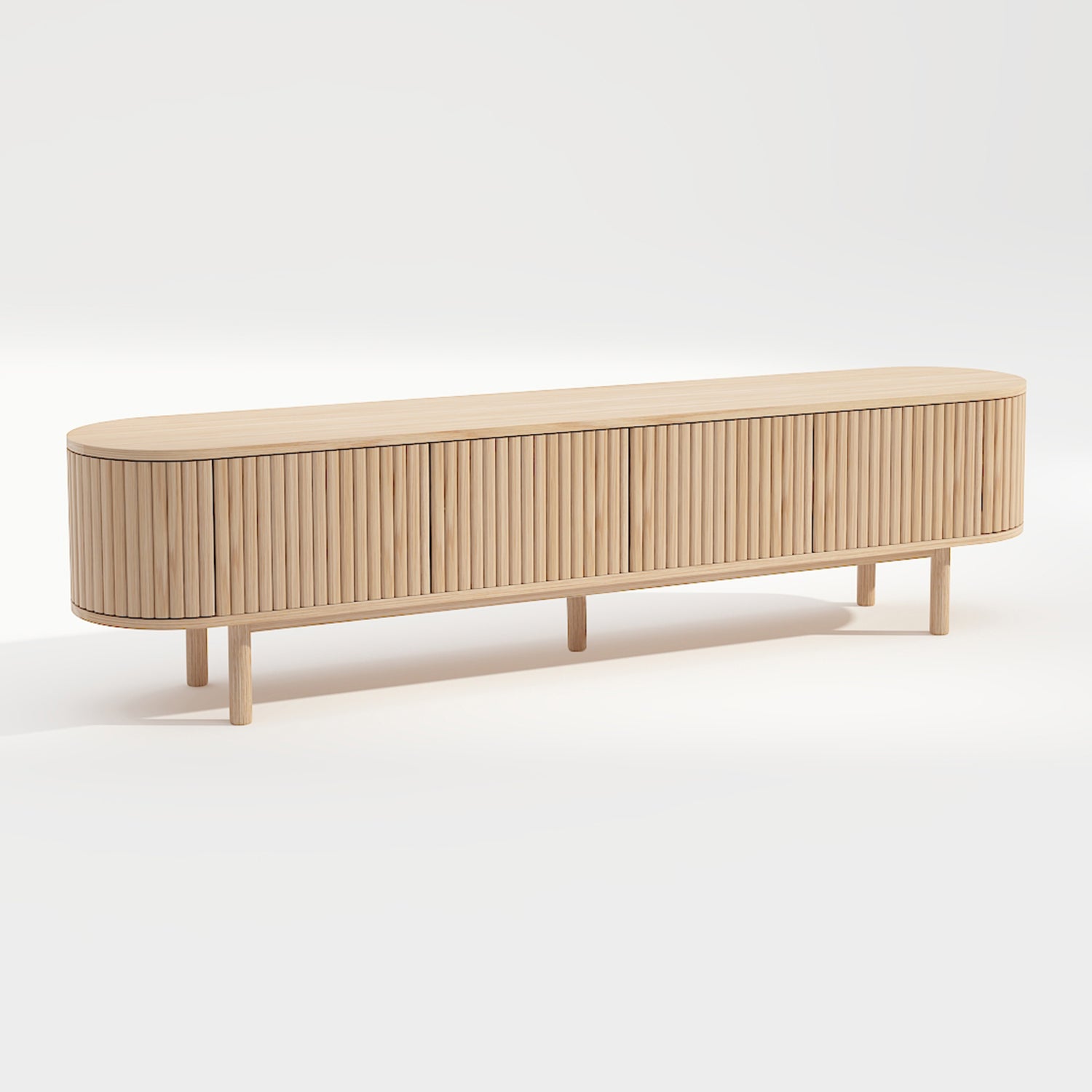 Blokker Freya Tv-meubel B 200 cm - Licht Eiken