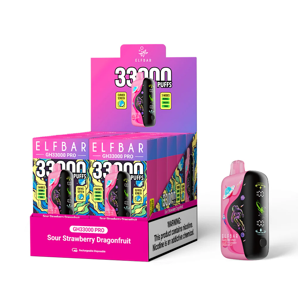 ELFBAR GH33000 PRO újratölthető eldobható e-cigaretta (minden íz)