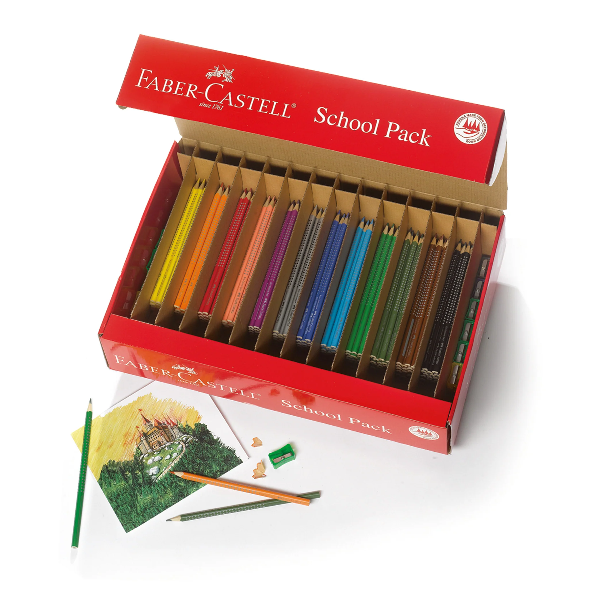 Grip Colored EcoPencil School Pack
