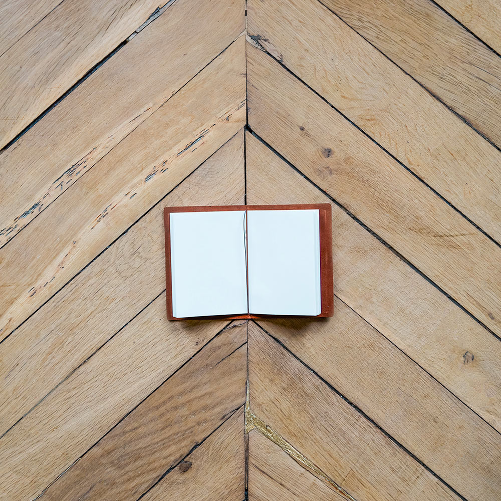 Carnet passeport en cuir - Camel