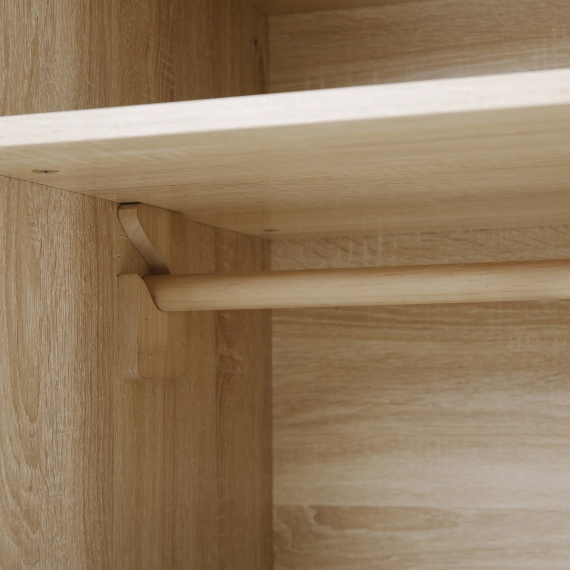 Loft Lyfe Joella Natural Rattan Wardrobe Dresser - Image 4