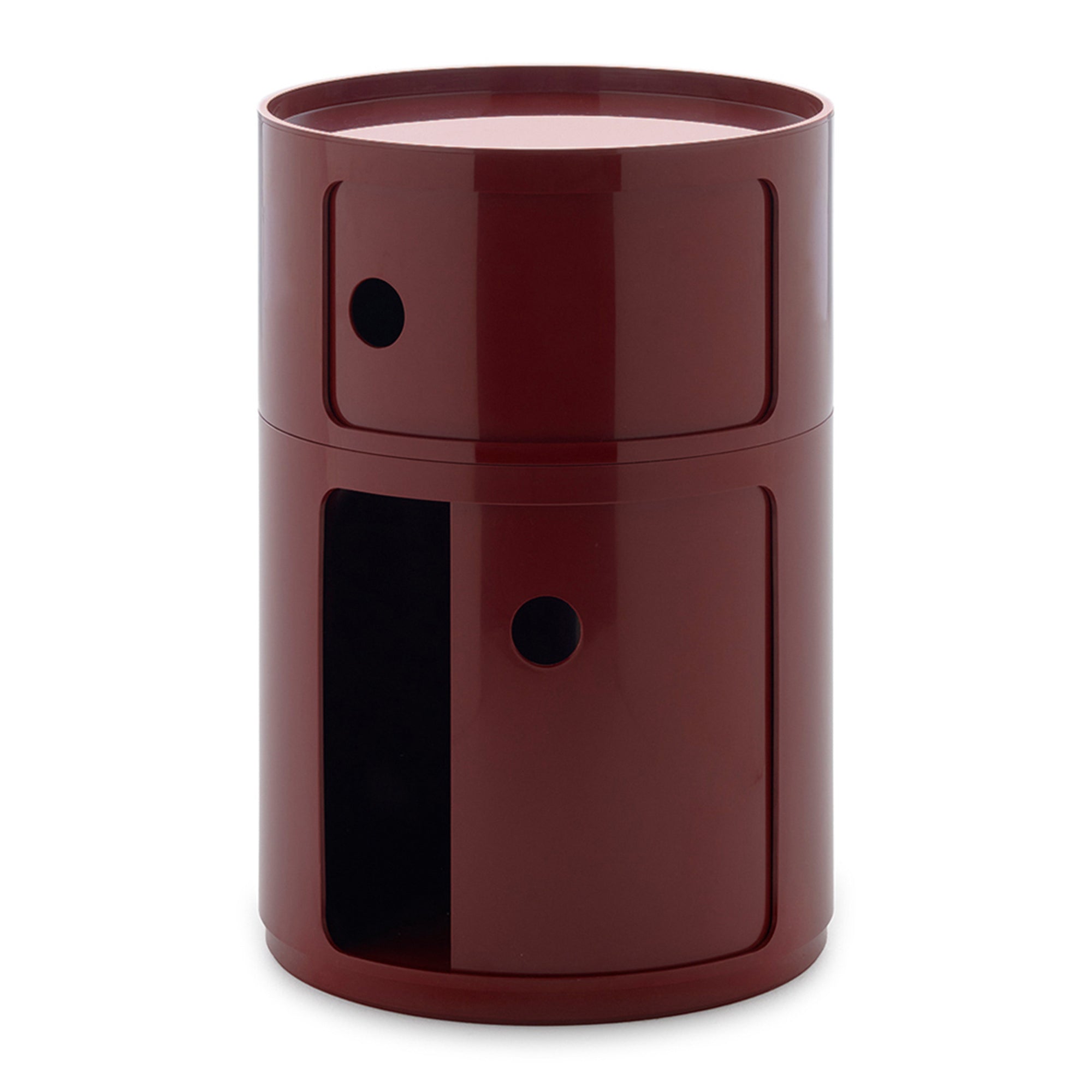 Kartell Componibili Kast Ø 42 cm - 2 Modules - Burgundy