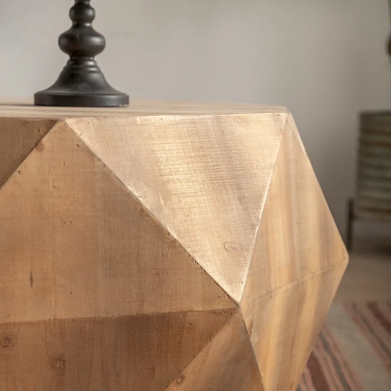 38-Inch Three-Dimensional Embossed Retro American Coffee Table