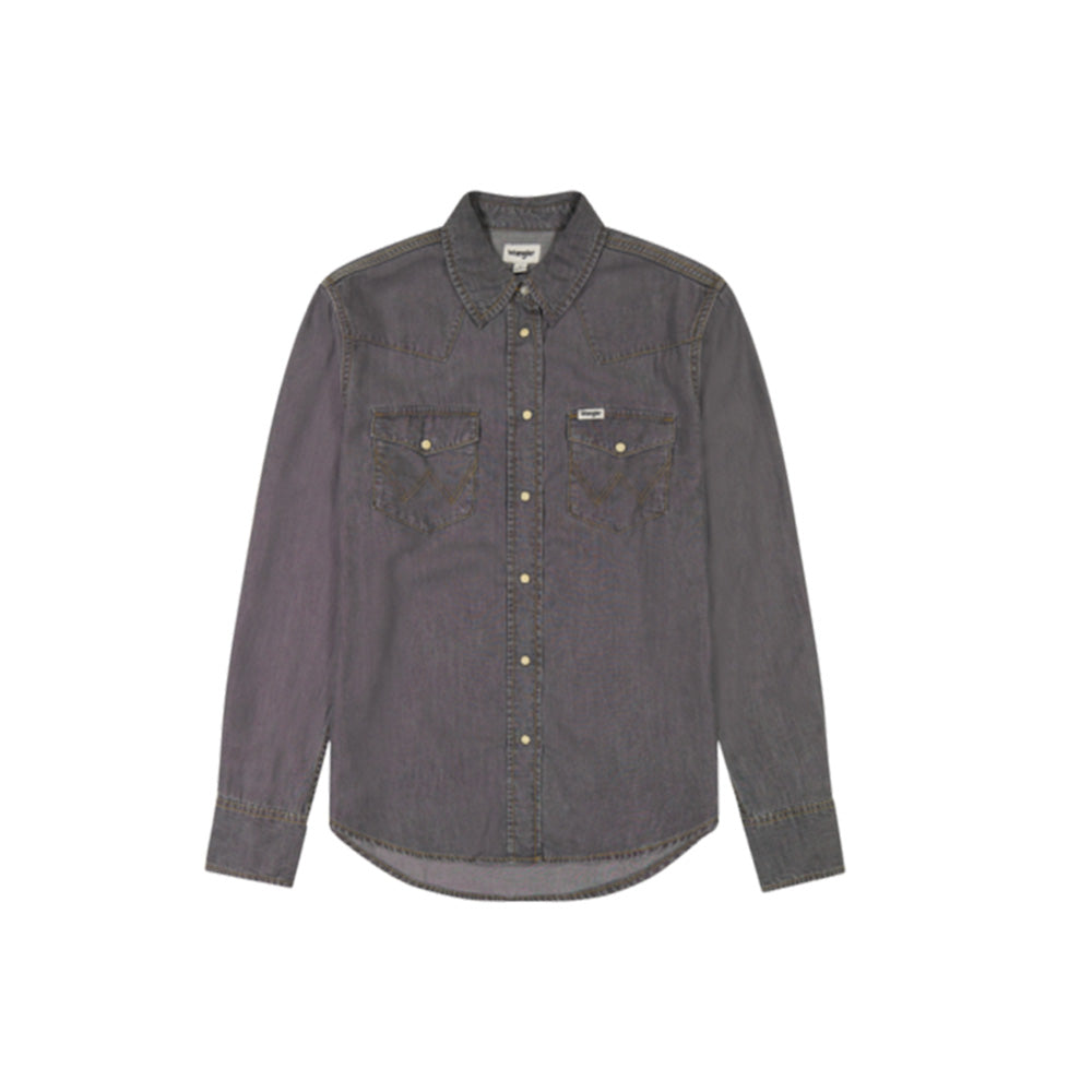 Wrangler - Chemise Regular - Gris