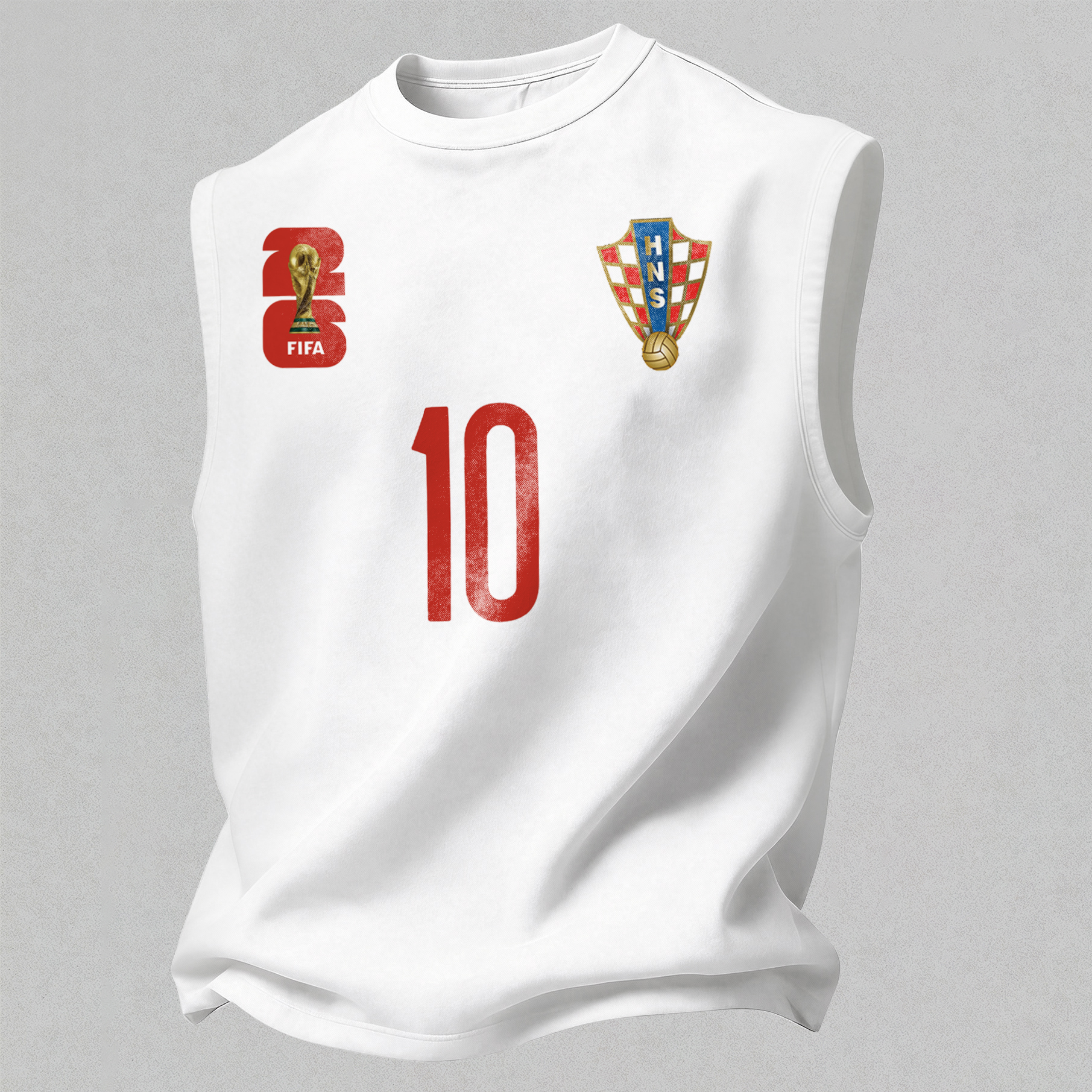 Number 10 Football Legend Star Print Men's Tank