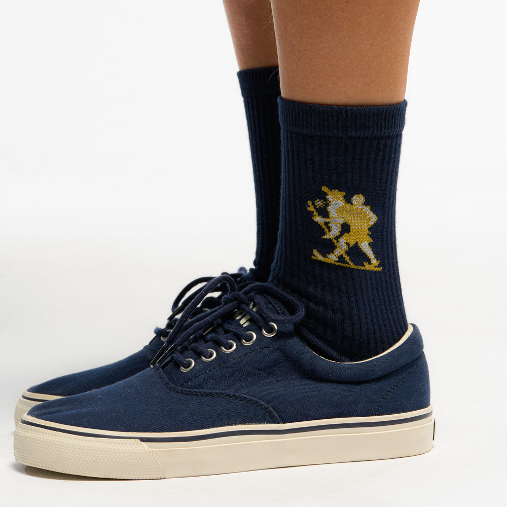 Au Vieux Campeur - Chaussettes Marcheur - Marine