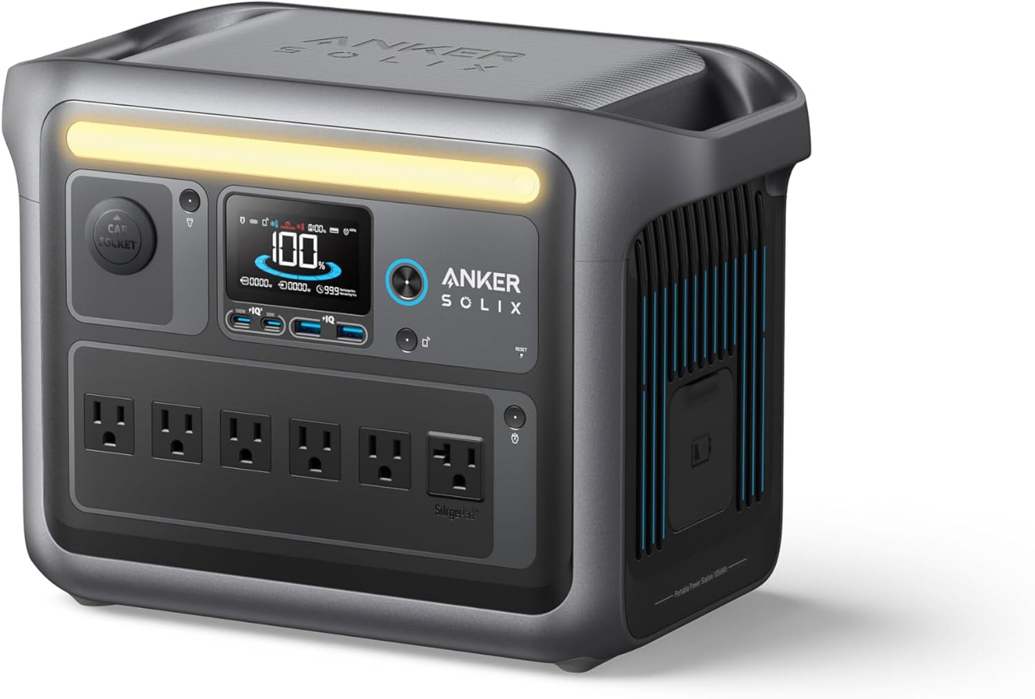 WAYFAIR Anker SOLIX C1000 Portable Power Station And BP1000 Expansion Battery, 1800W Solar Generator, Full Charge In 58 Min, 2112Wh LiFePO4 Battery For Outdoor Camping And Home Backup (Optional Solar Panel)