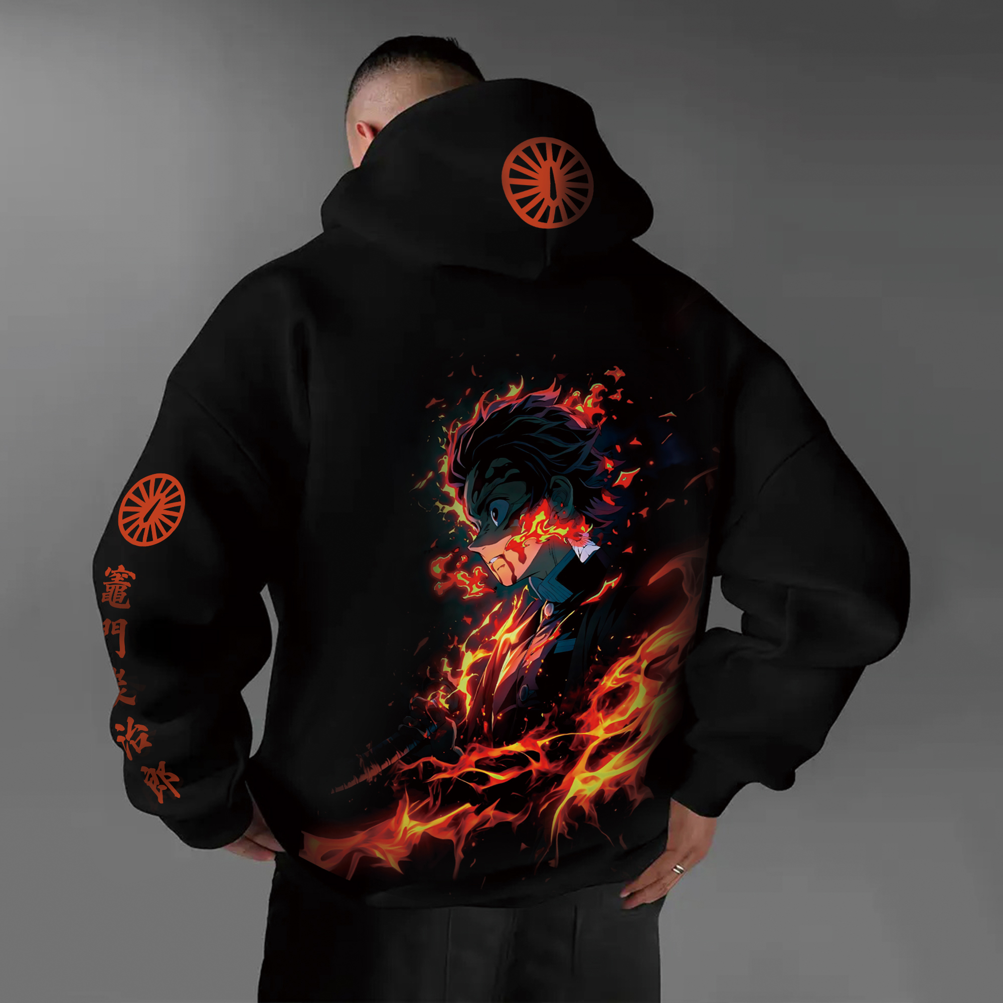 Unisex Anime Graphic Streetwear Vintage Hoodie