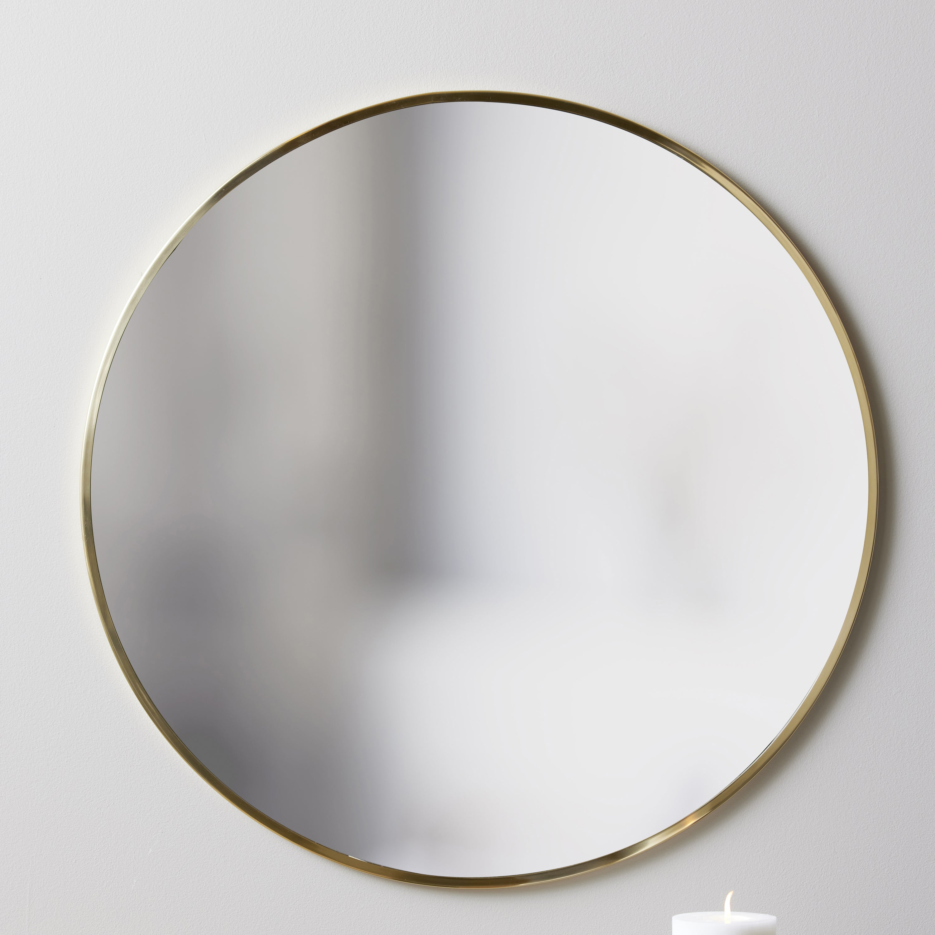 Villa Collection Vardo Spiegel Ø 80 cm - Goud