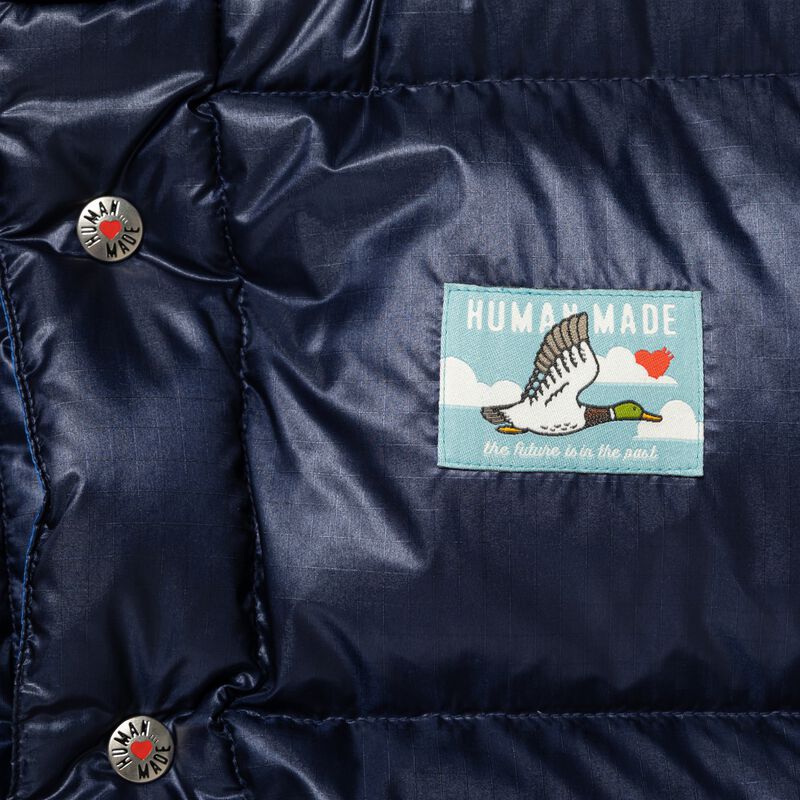 HUMAN MADE REVERSIBLE DOWN VEST
