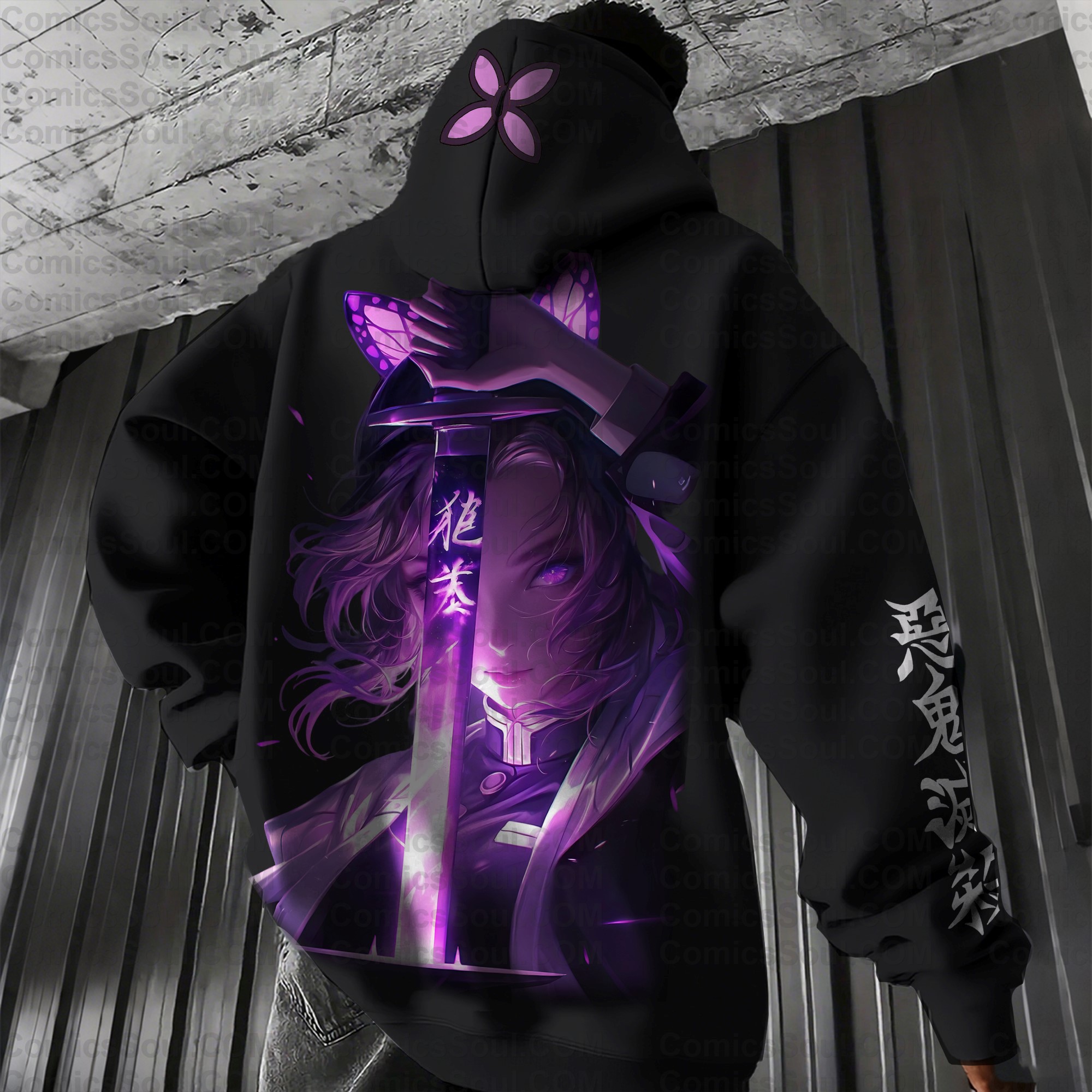 Unisex Anime Graphic Streetwear Vintage Plush Hoodie| KNY