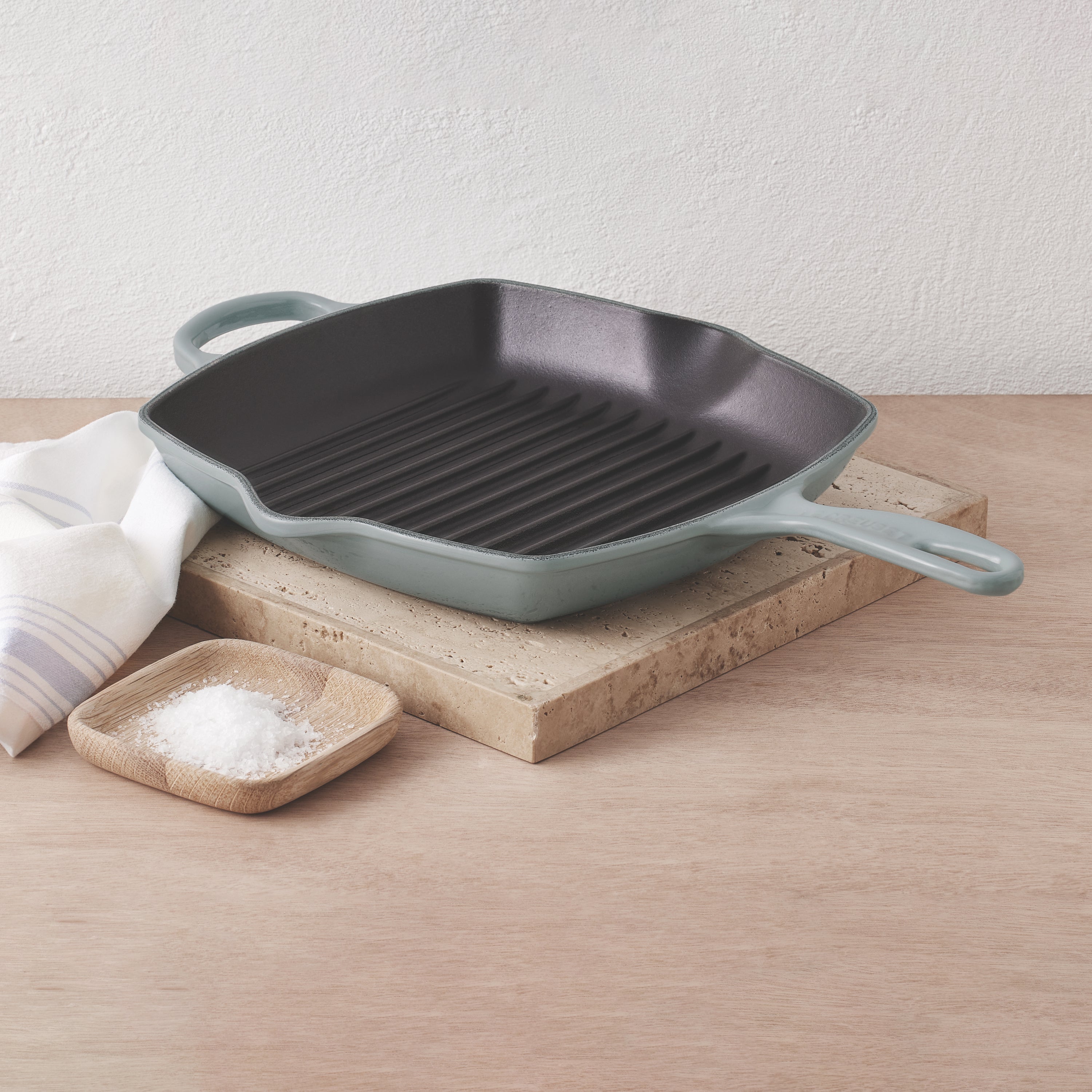 Le Creuset Signature Grillpan - Sea Salt