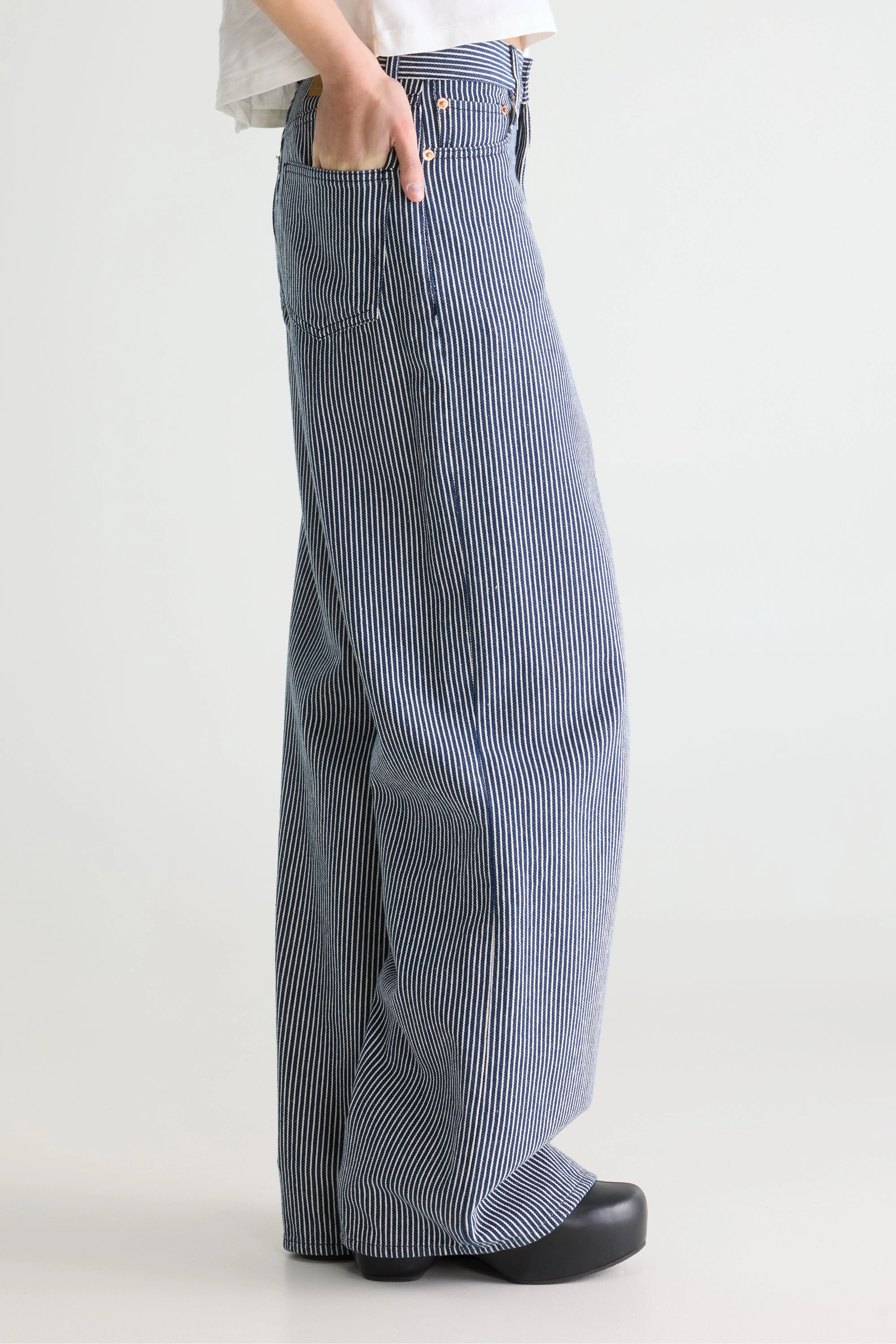 Bellerose Denim N. 64 - Wide vintage light-stone jeans (252 / W / LT STONE WASH)